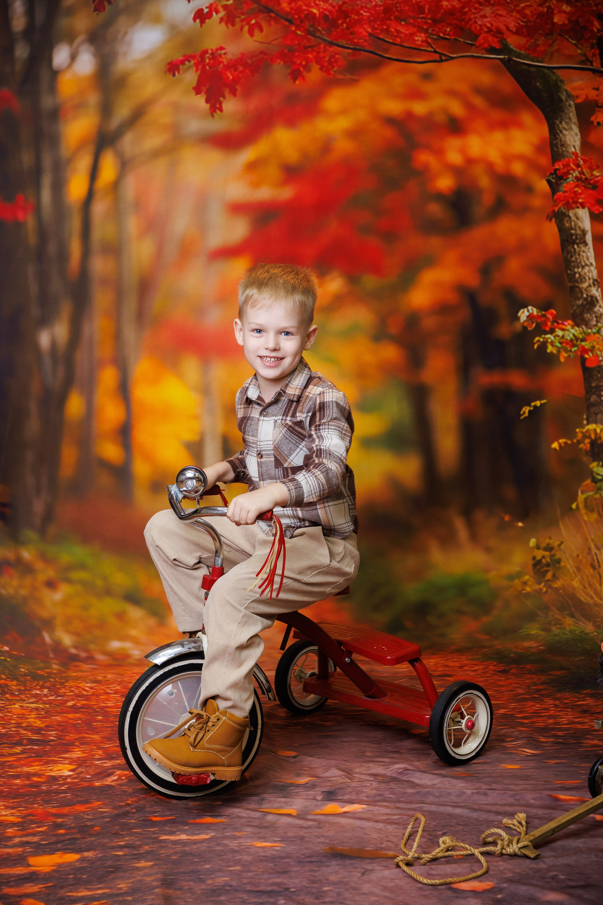 Велосипед. Детская фотостудия Москва