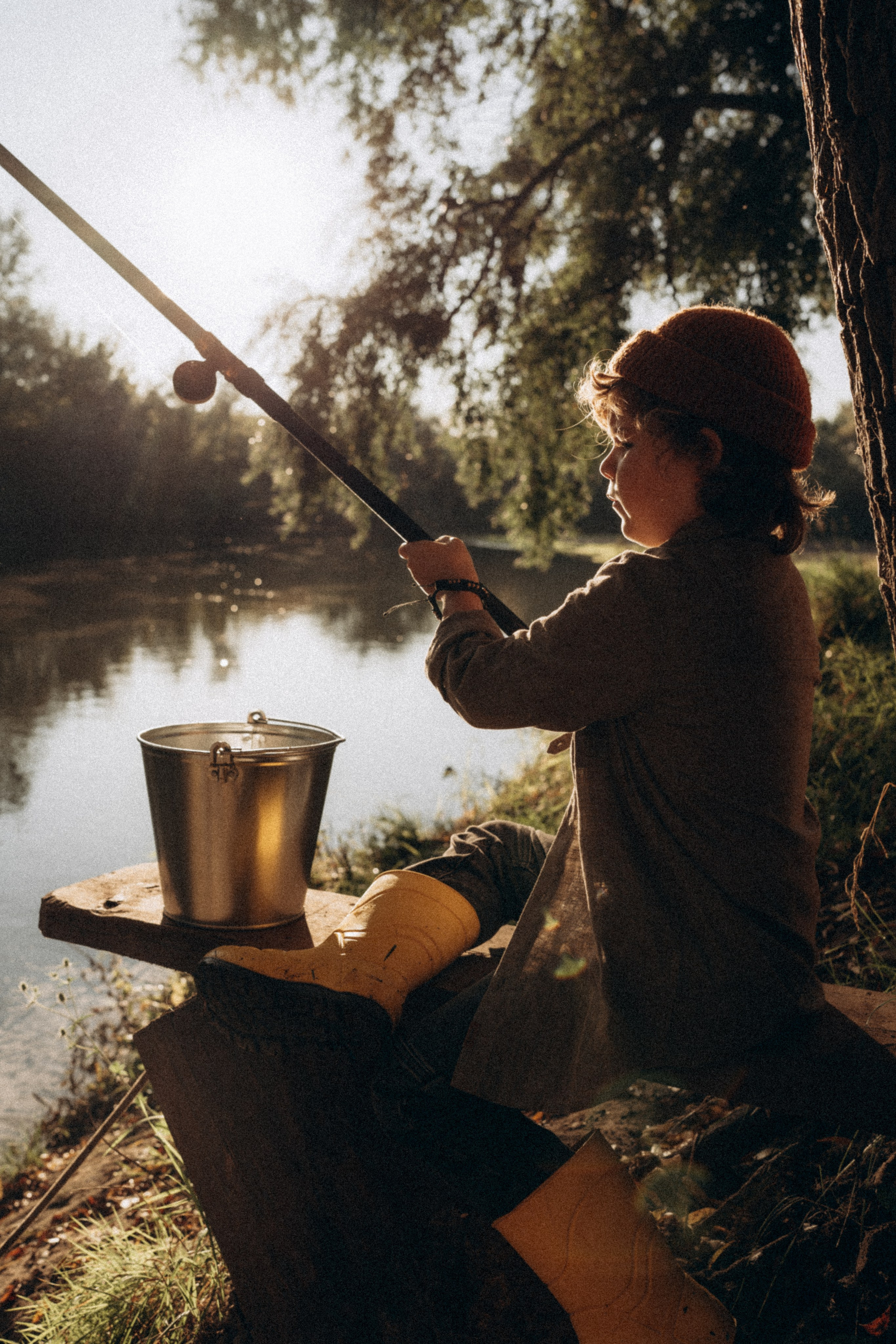 На рыбалке. Семейный и домашний фотограф в Уфе Ирина Гарасюта