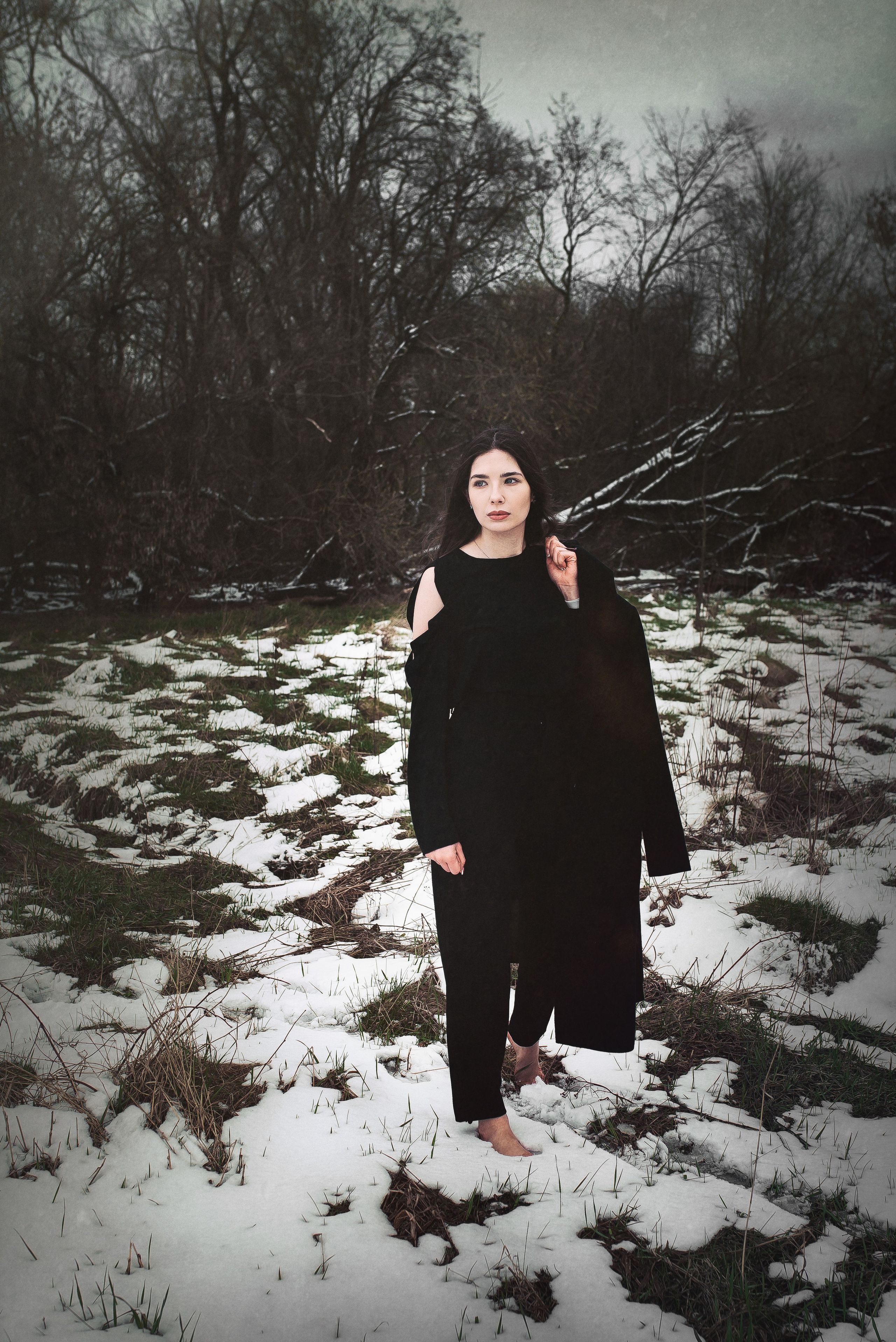 Фототерапия -Босиком по снегу. Женский фотограф Крещение Венчание Москва Брянск