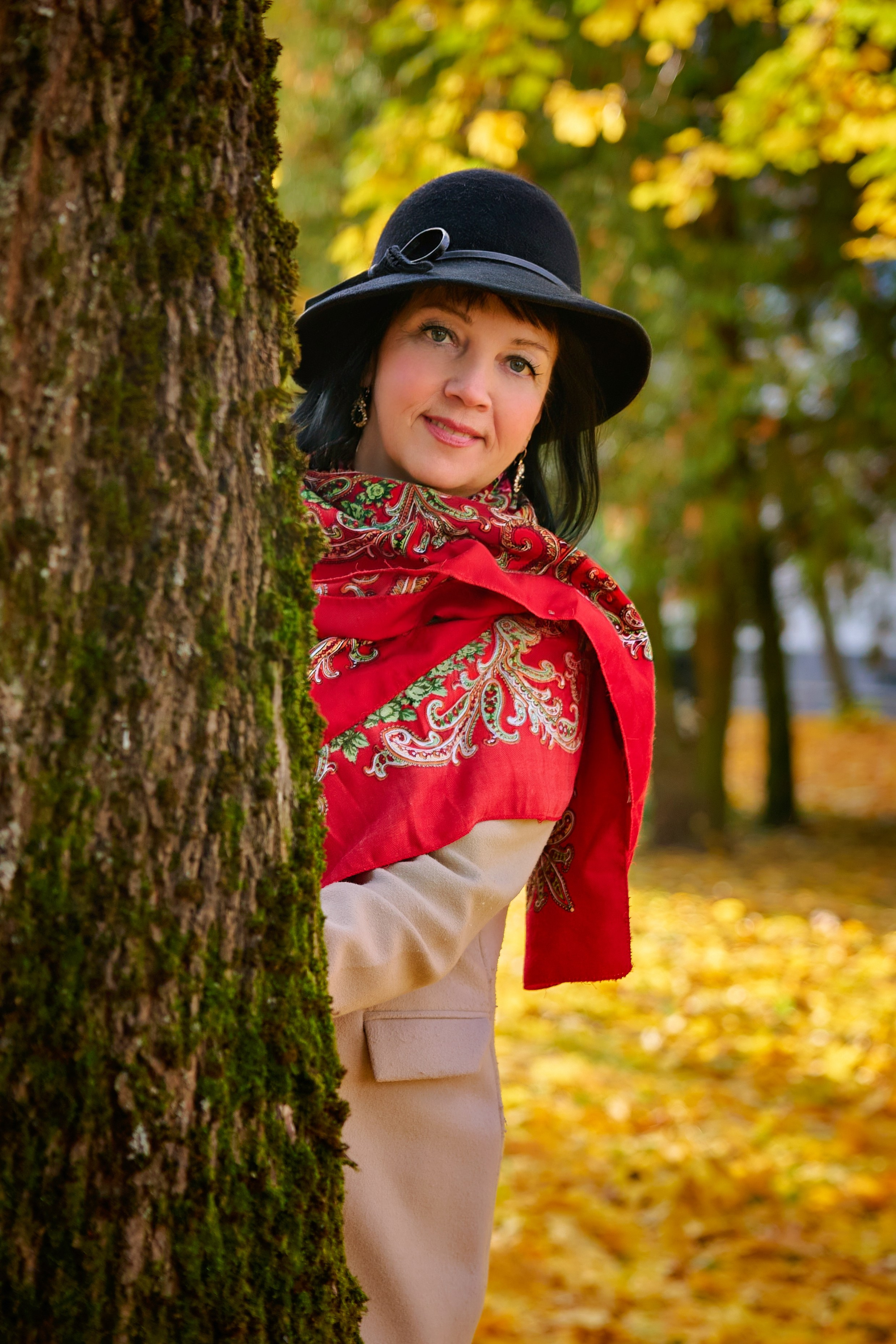 Осенняя съемка. Наталия. Фотограф Люся Воробьева