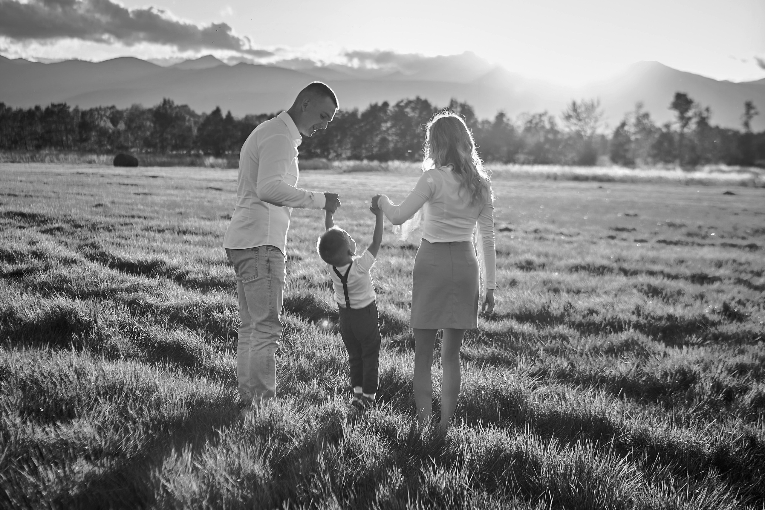 Пикник в поле. Фотограф Камчатка Тамара Копылова