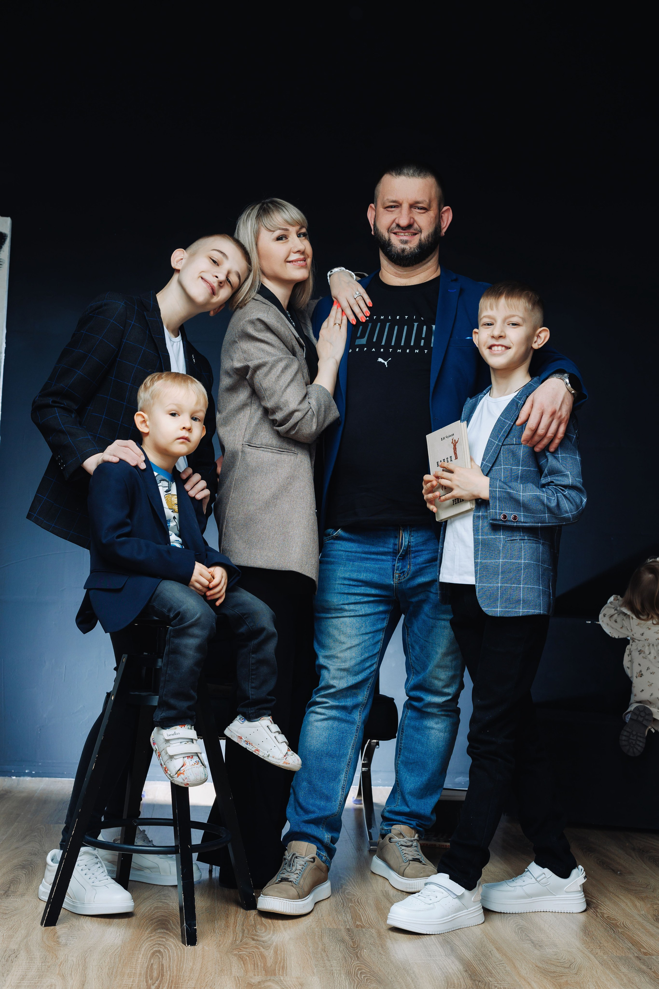 Предновогодняя  семейная съёмка 