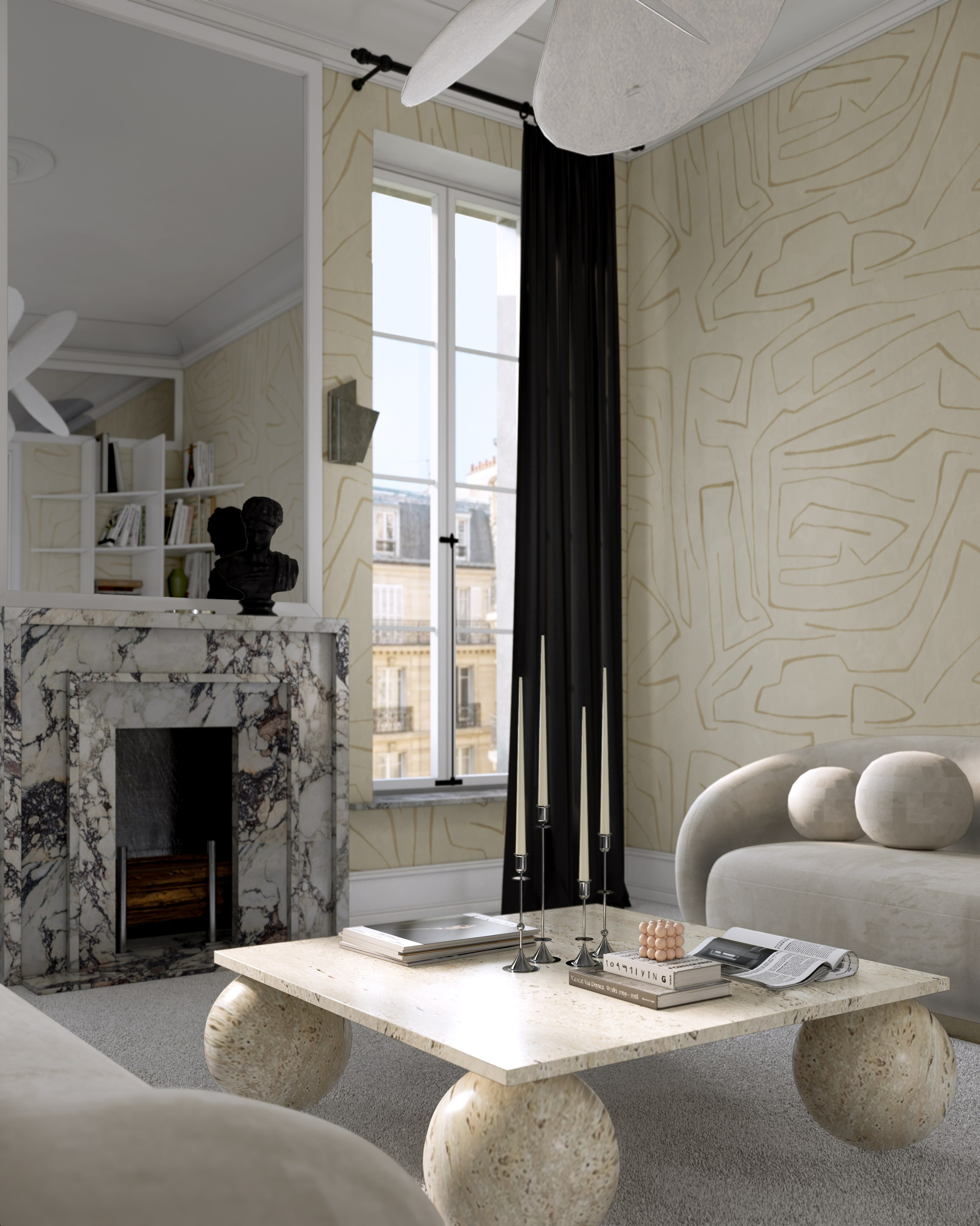 Квартира для деятелей искусств в Санкт-Петербурге, 2023 год, 98 м.кв. BYPRITCHINA | студия дизайна интерьера г. Москва