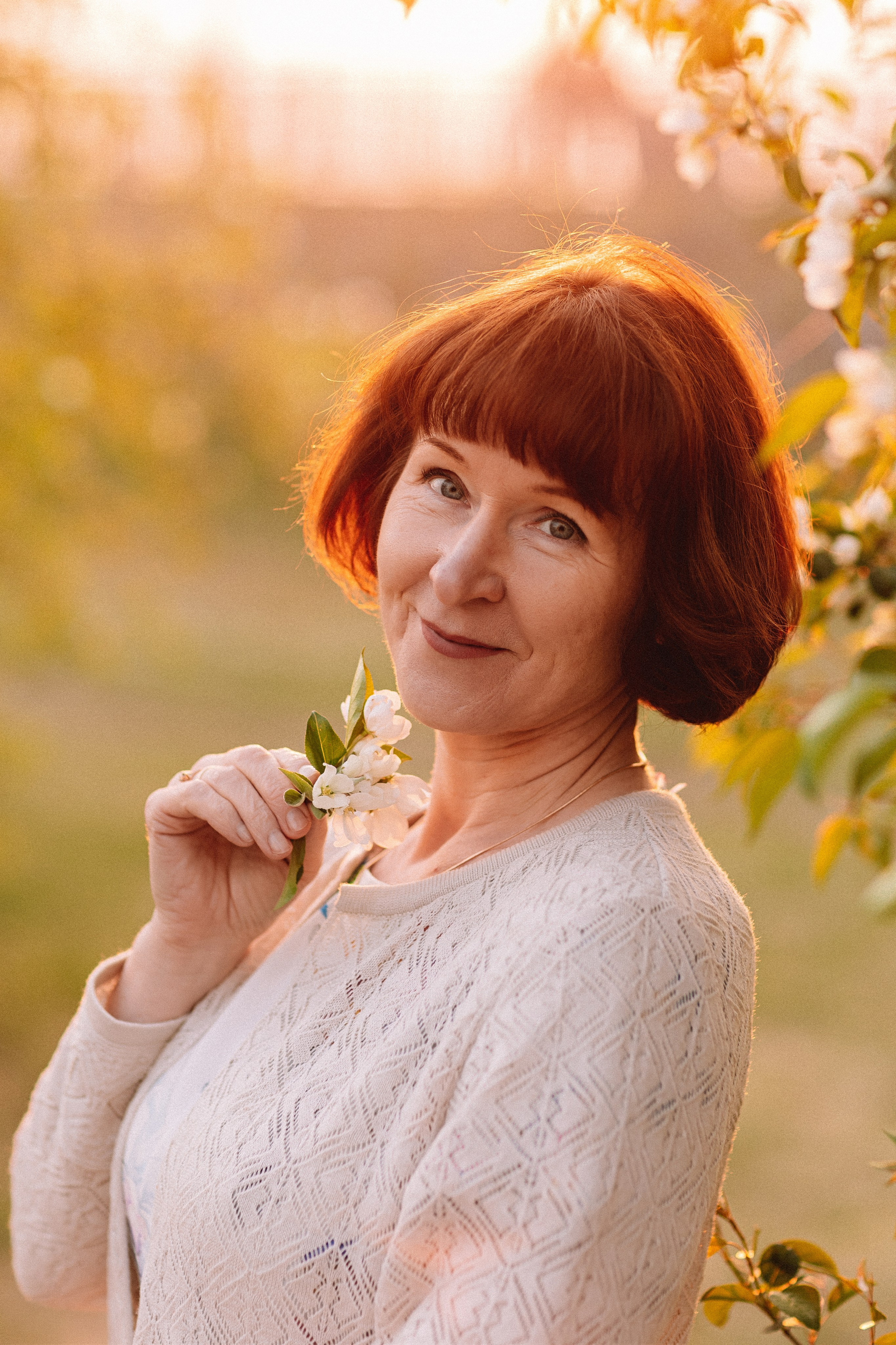 Яблони. Семейный фотограф Тюмень, фотограф на роды Салмина Мария