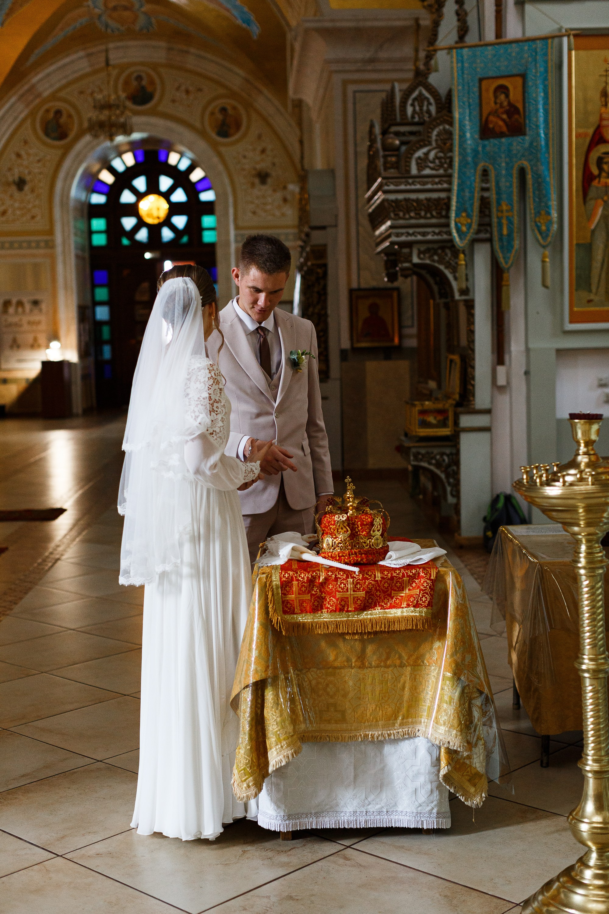 Венчание в храме Живоначальной Троицы на Шаболовке