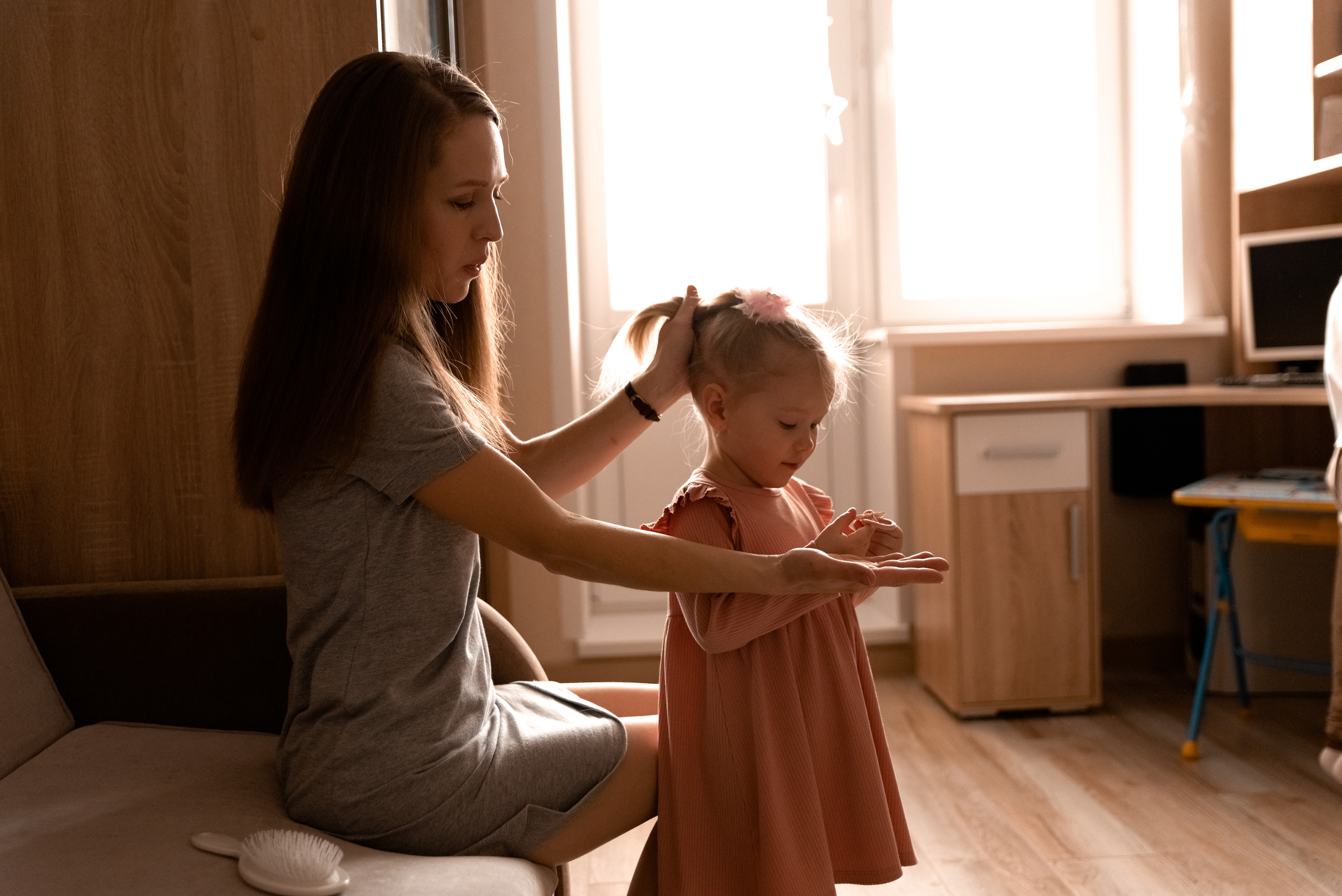 Домашняя семейная фотосессия в Туле. Семейный и детский фотограф в Туле Светлана Воронкова