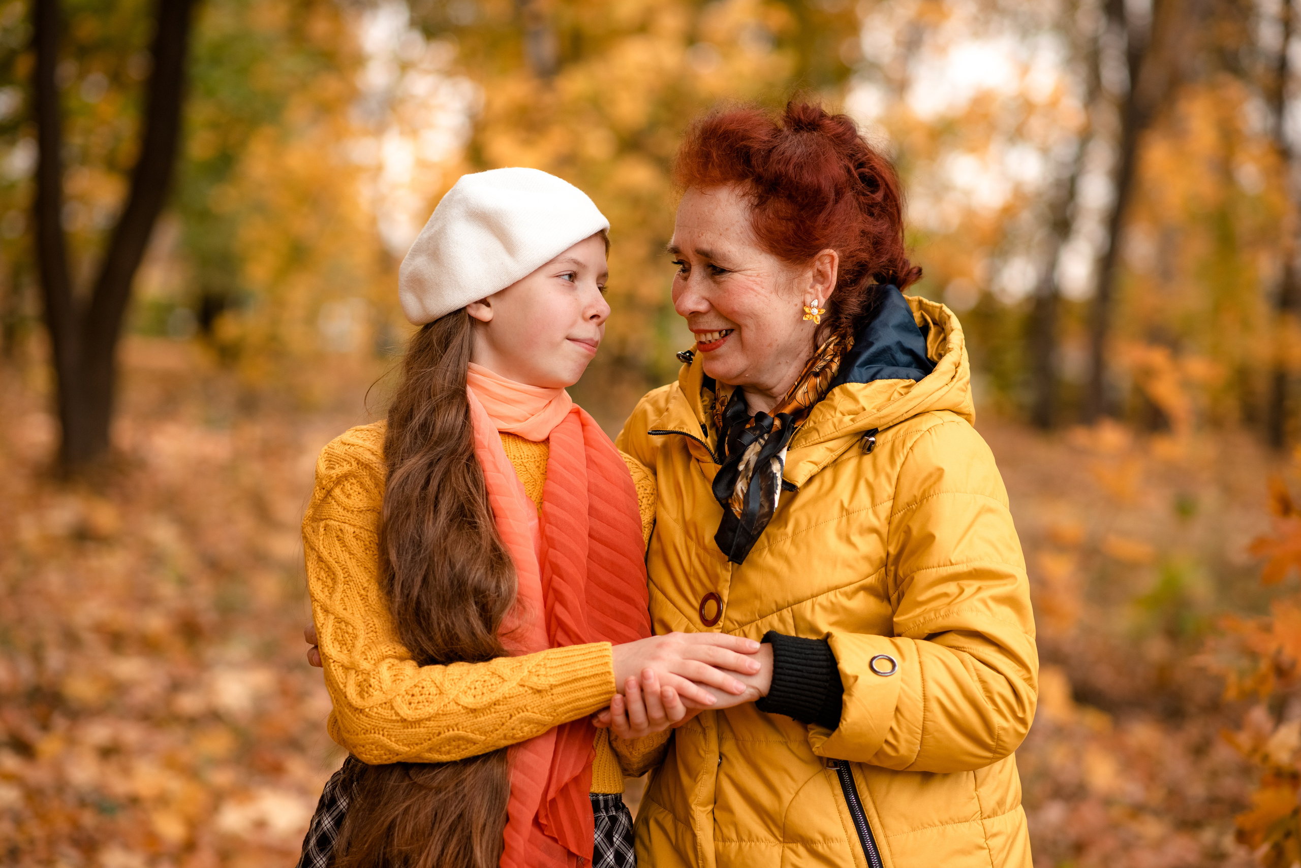 Осенняя фотосессия фотопрогулка в Туле на природе в парке. Семейный и детский фотограф в Туле Светлана Воронкова