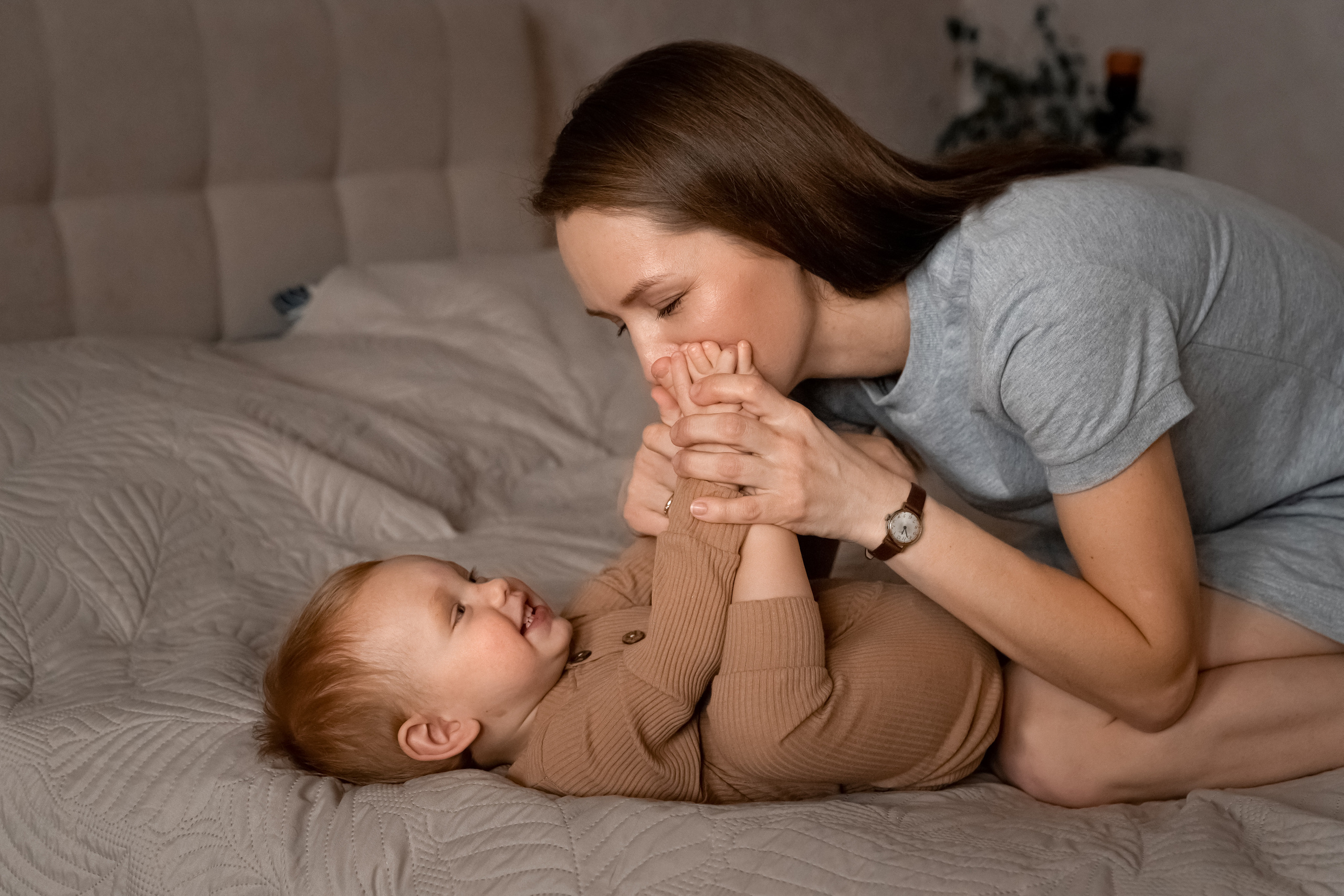 Домашняя семейная фотосессия в Туле. Семейный и детский фотограф в Туле Светлана Воронкова