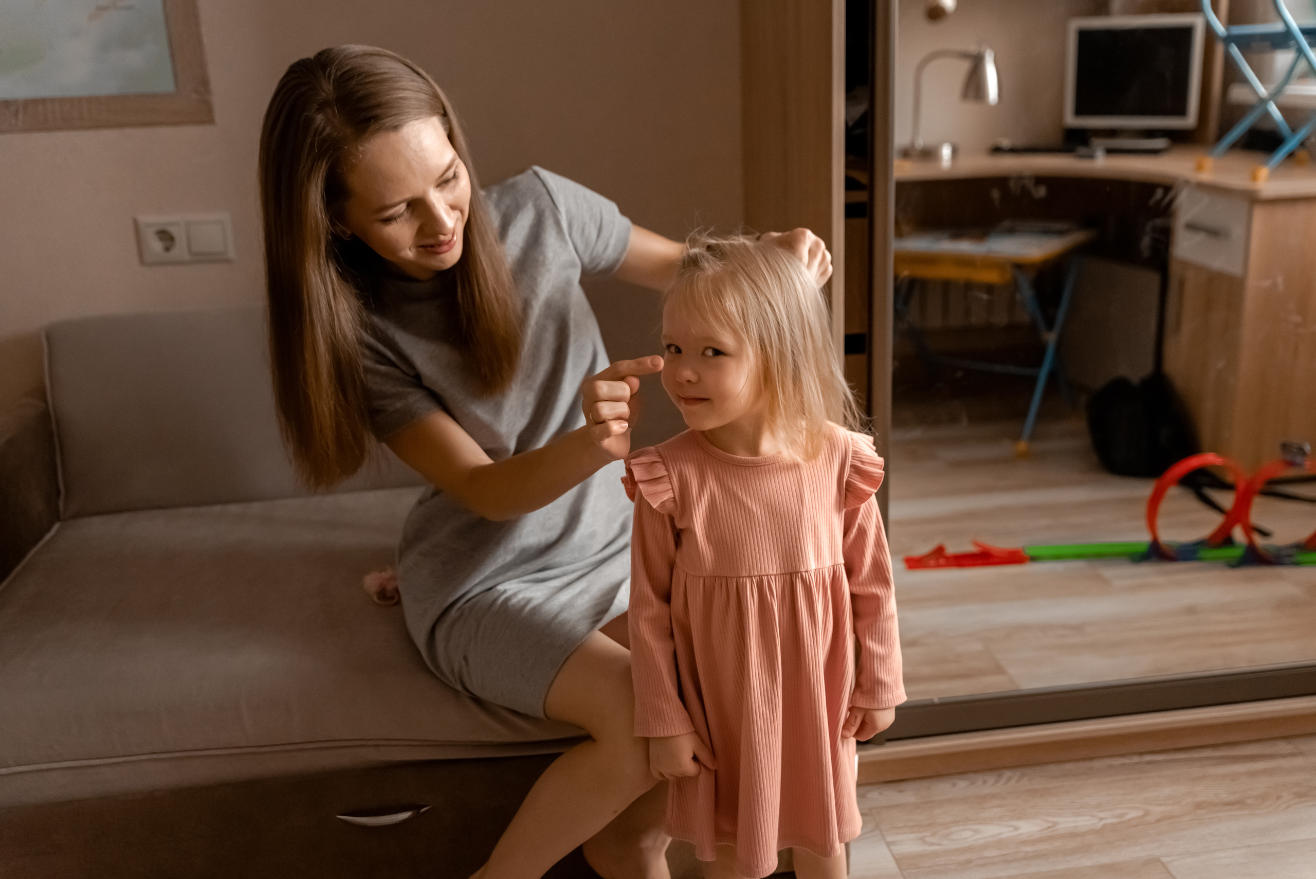 Домашняя семейная фотосессия в Туле. Семейный и детский фотограф в Туле Светлана Воронкова