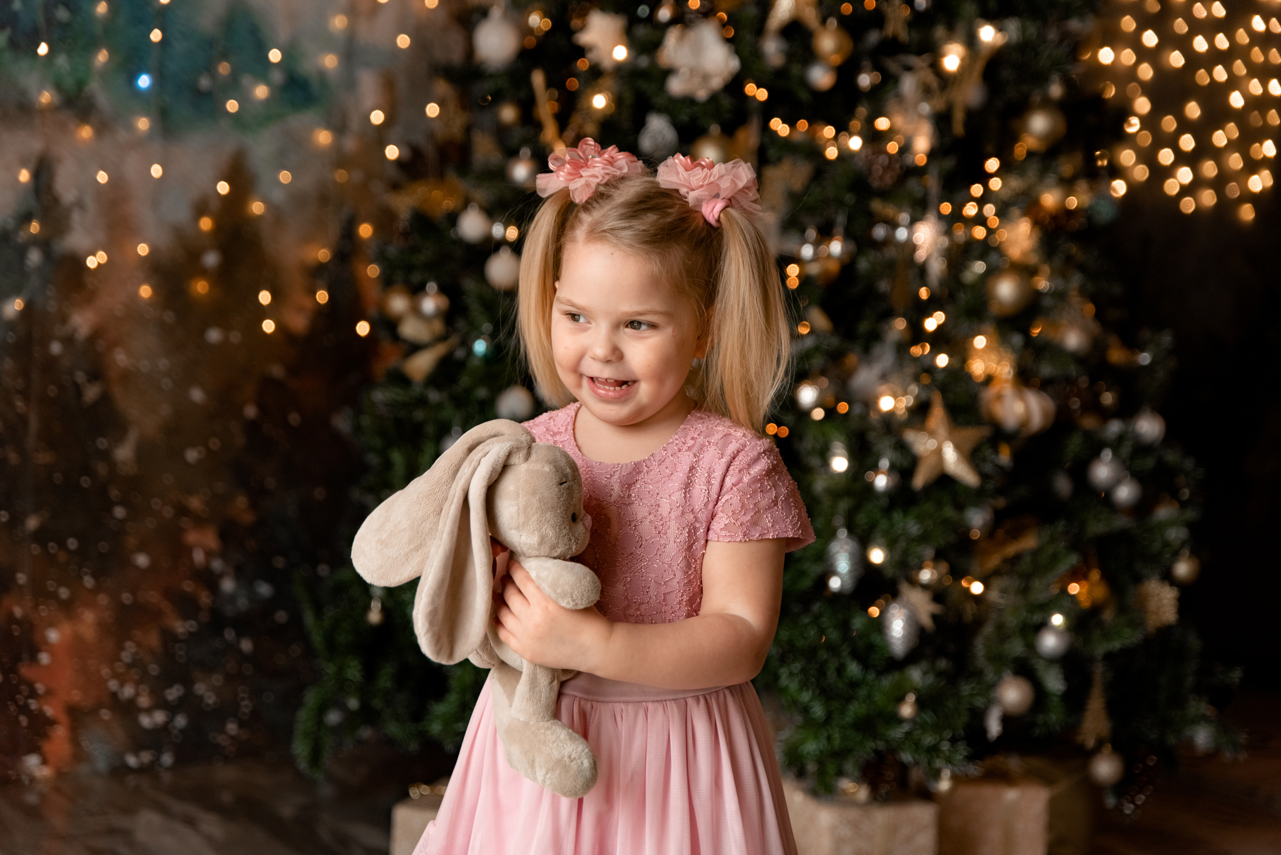 Семейная новогодняя фотосессия в студии. Семейный и детский фотограф в Туле Светлана Воронкова