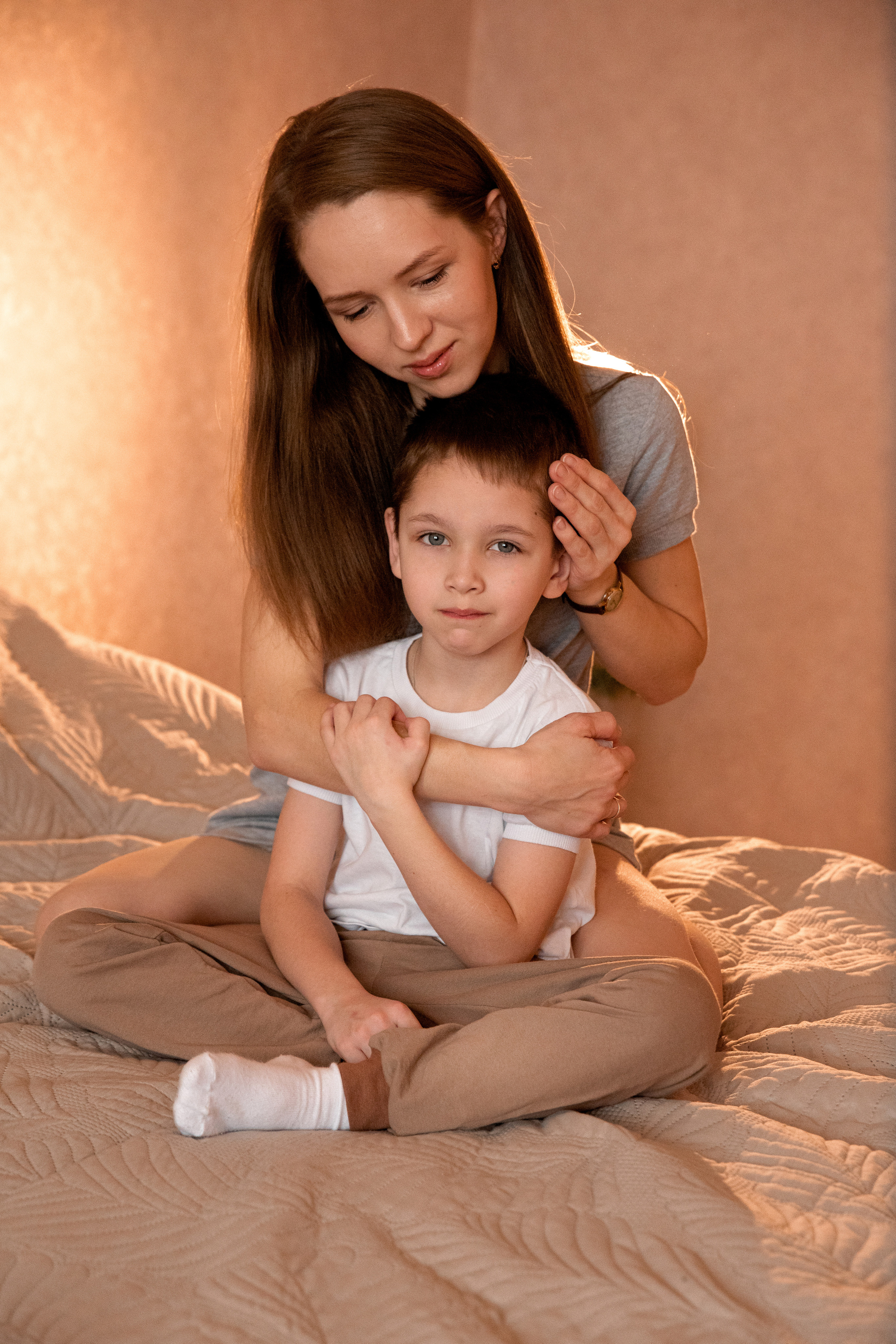 Домашняя семейная фотосессия в Туле. Семейный и детский фотограф в Туле Светлана Воронкова
