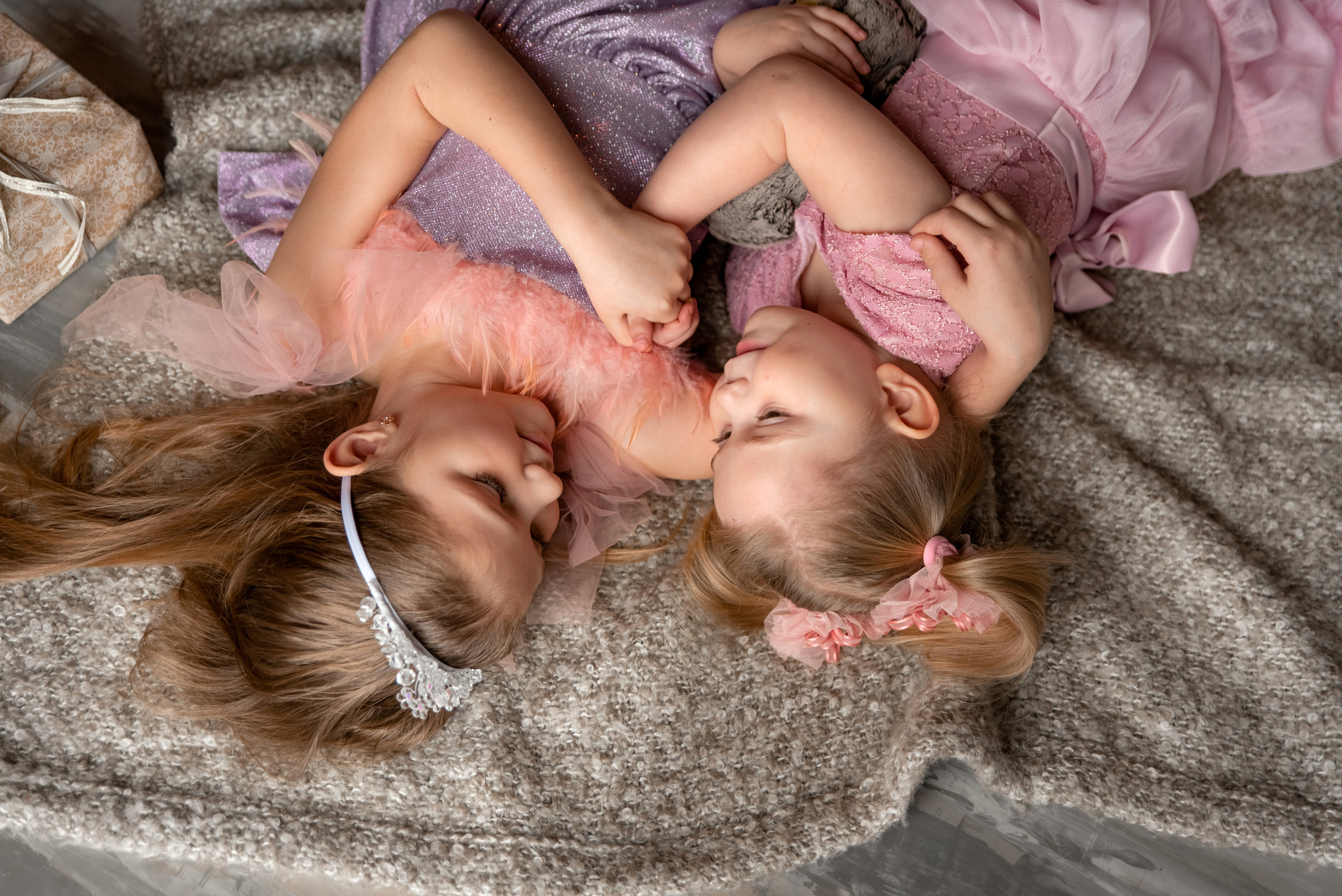 Семейная новогодняя фотосессия в студии. Семейный и детский фотограф в Туле Светлана Воронкова