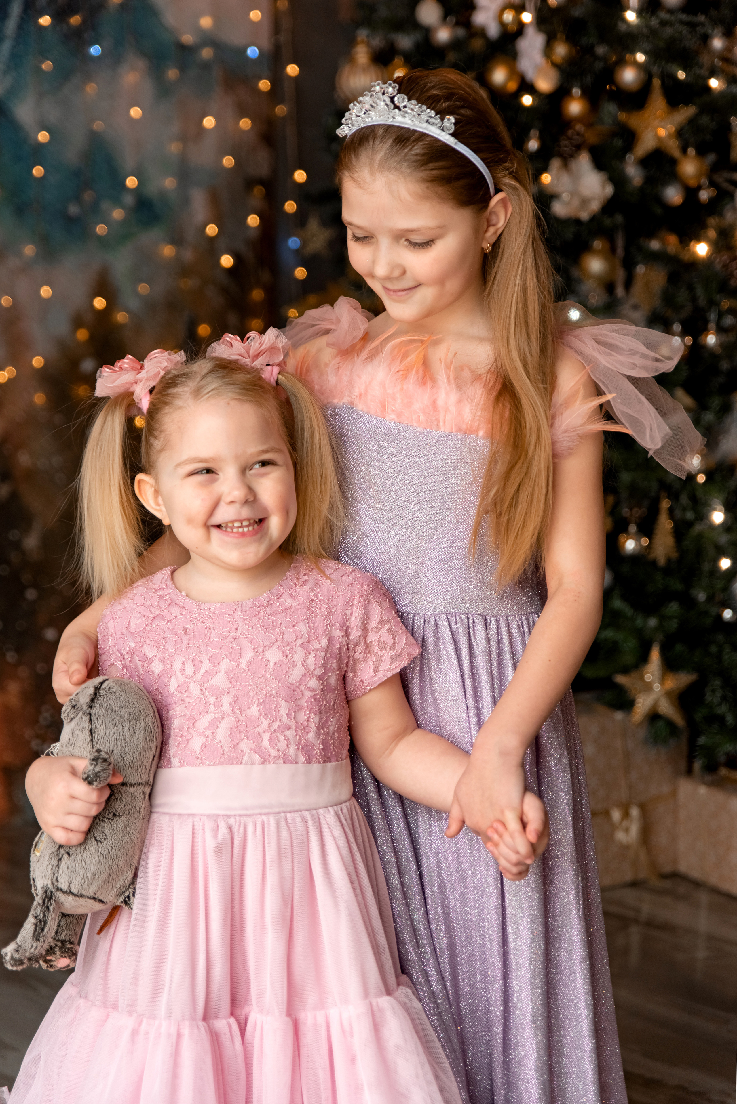 Семейная новогодняя фотосессия в студии. Семейный и детский фотограф в Туле Светлана Воронкова