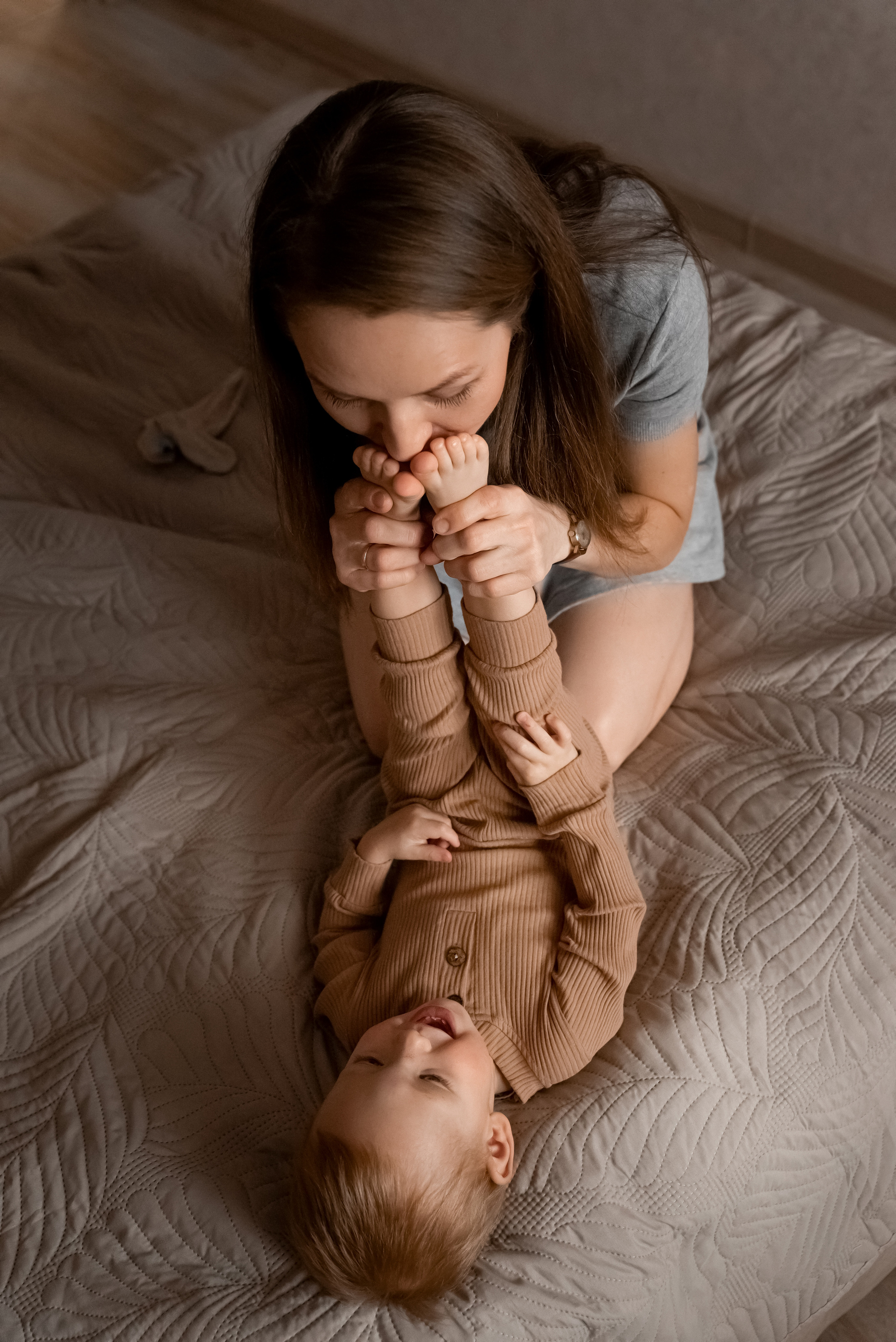 Домашняя семейная фотосессия в Туле. Семейный и детский фотограф в Туле Светлана Воронкова