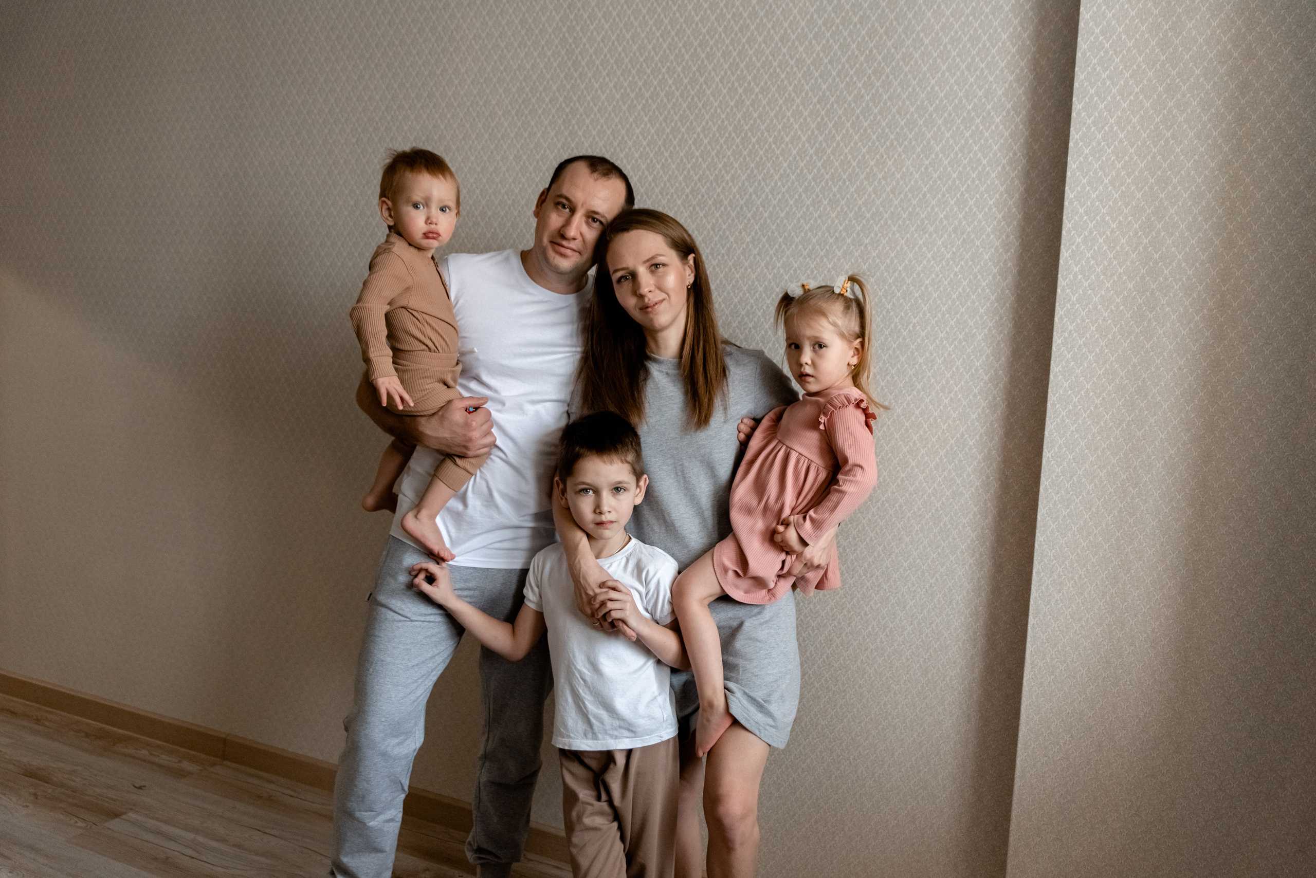 Домашняя семейная фотосессия в Туле. Семейный и детский фотограф в Туле Светлана Воронкова