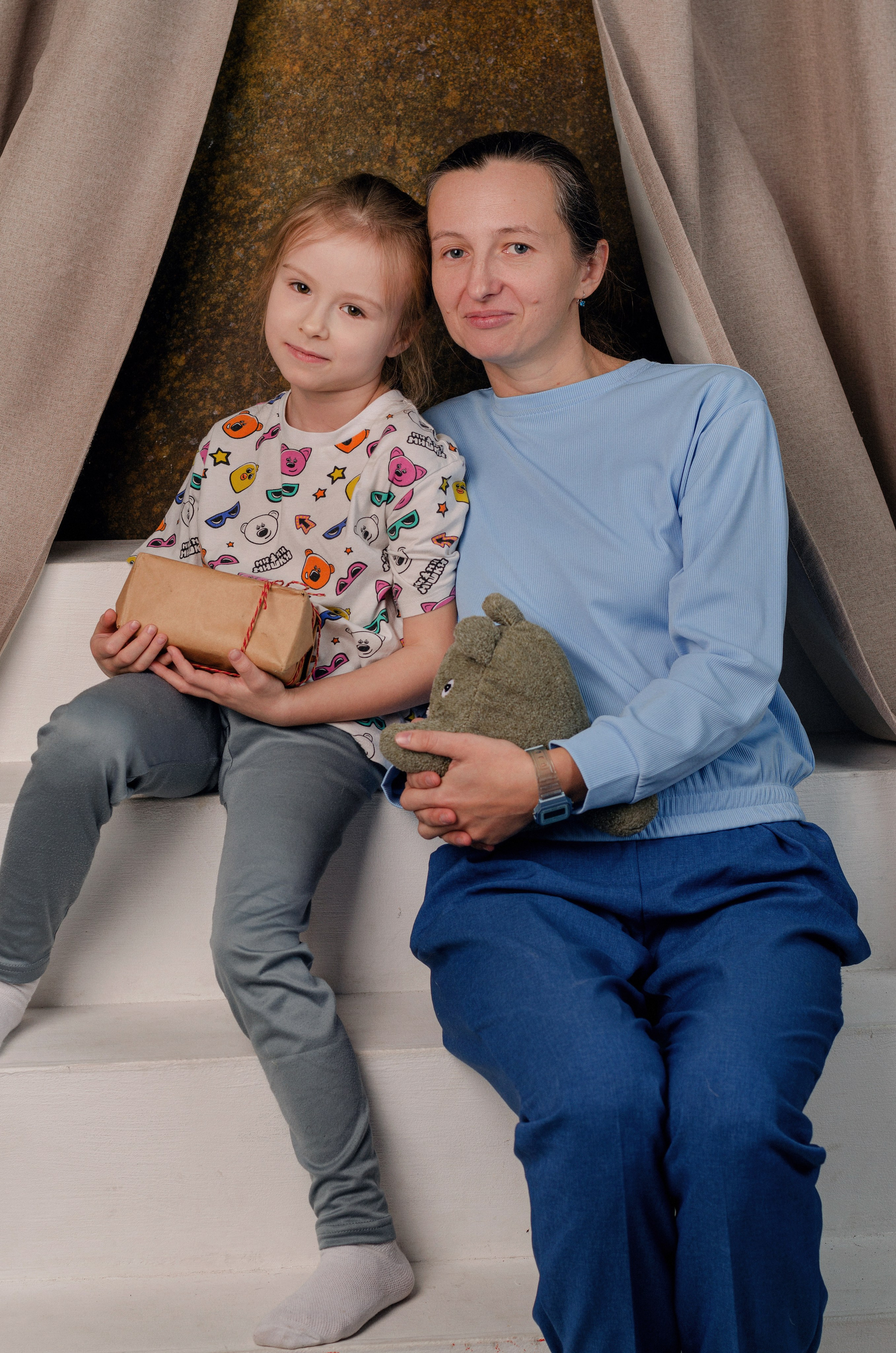 Фотосессия в студии для О. и М. Портретный и репортажный фотограф в Санкт-Петербурге Варвара Жукова