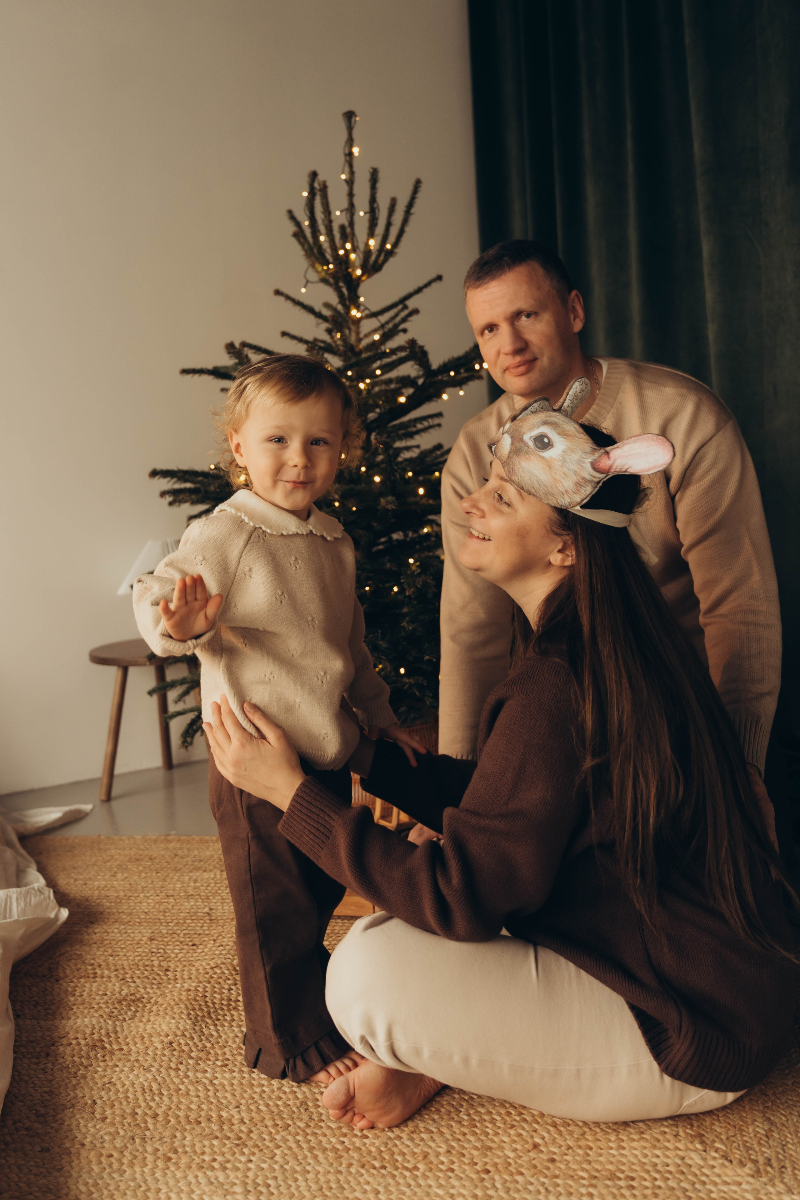 Екатерина, Николай и малышка Аня