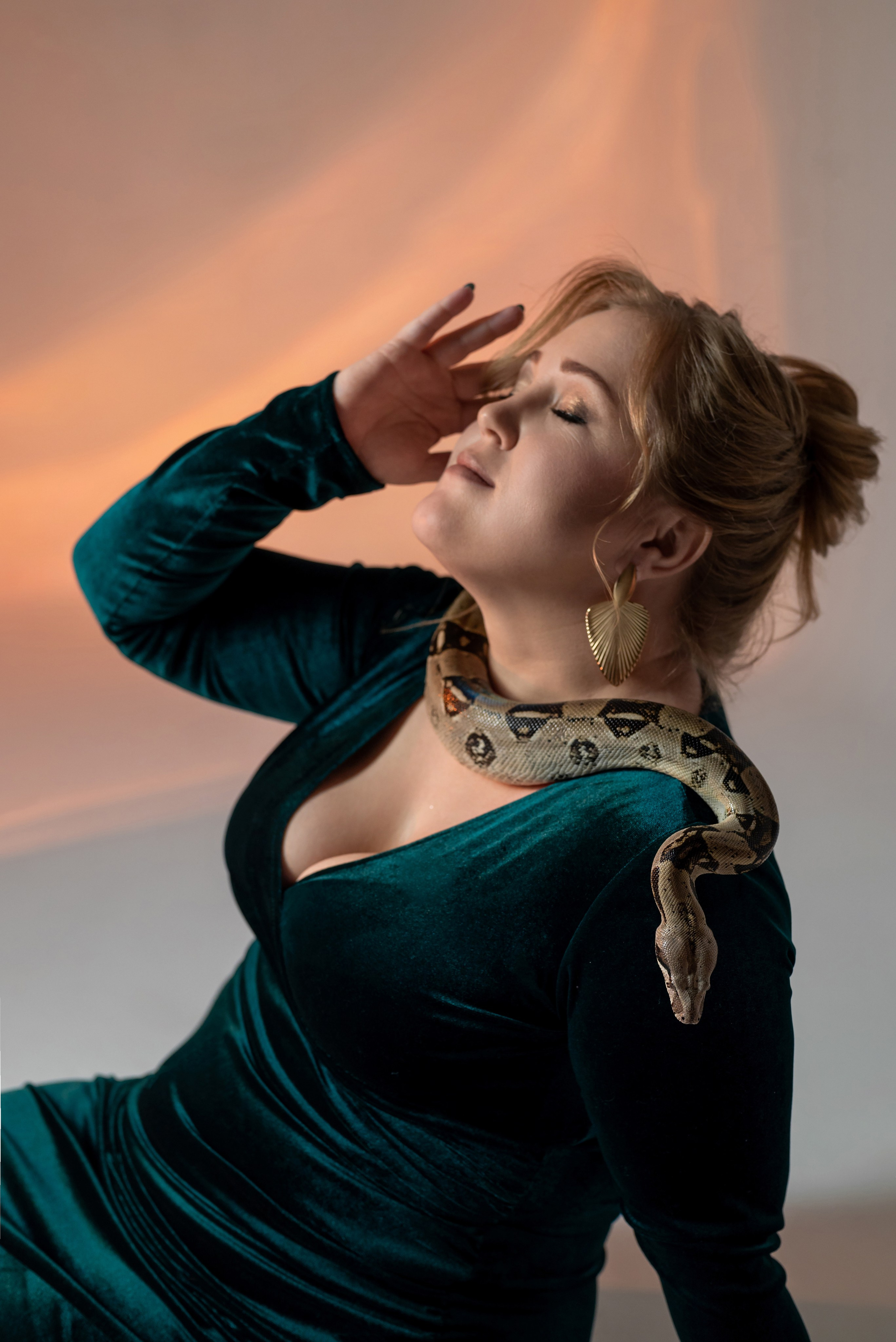 Фотопроект со змеёй 2025 г. Фотограф в городе Салават