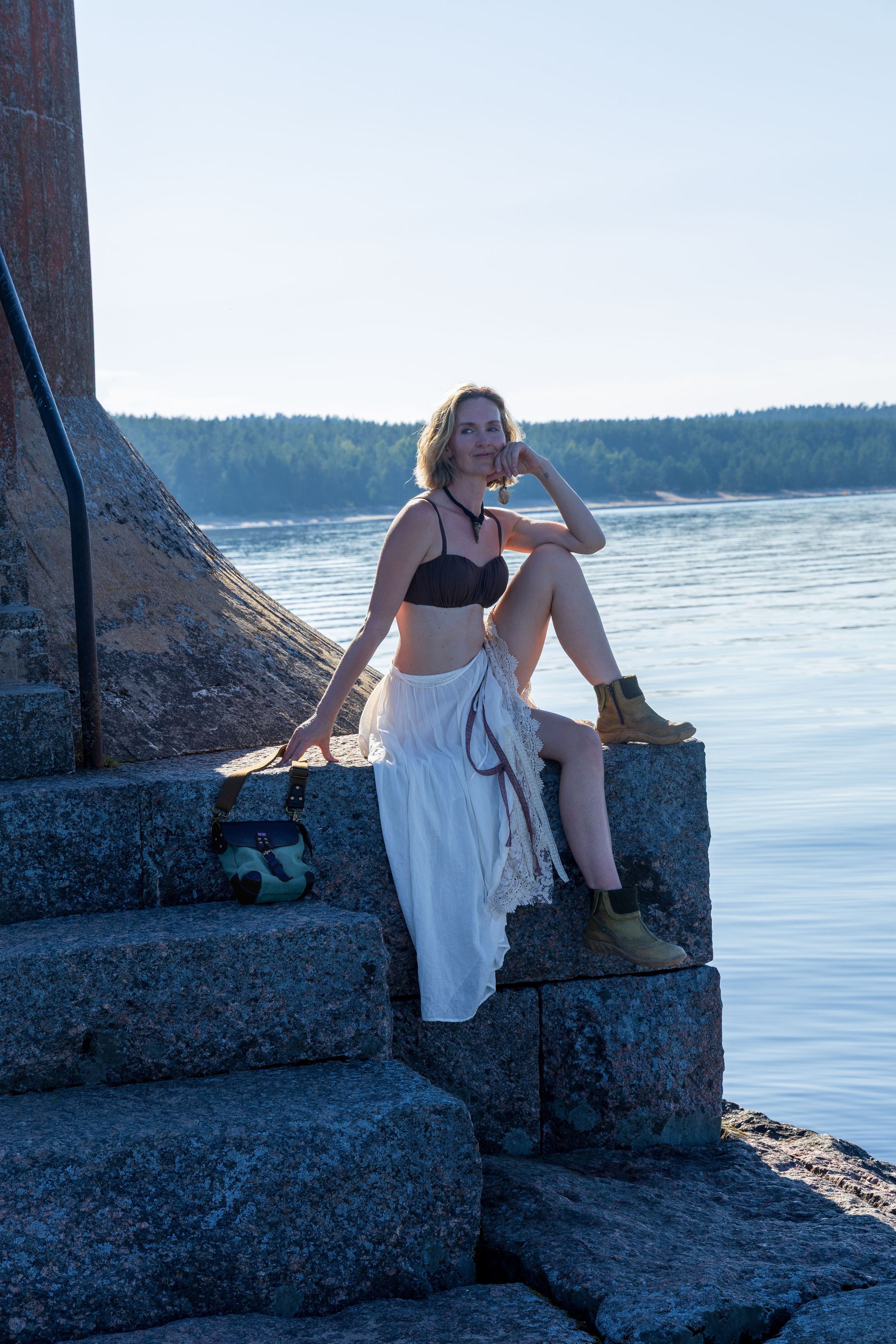 Юля на маяке. Портретный и семейный фотограф Санкт-Петербург