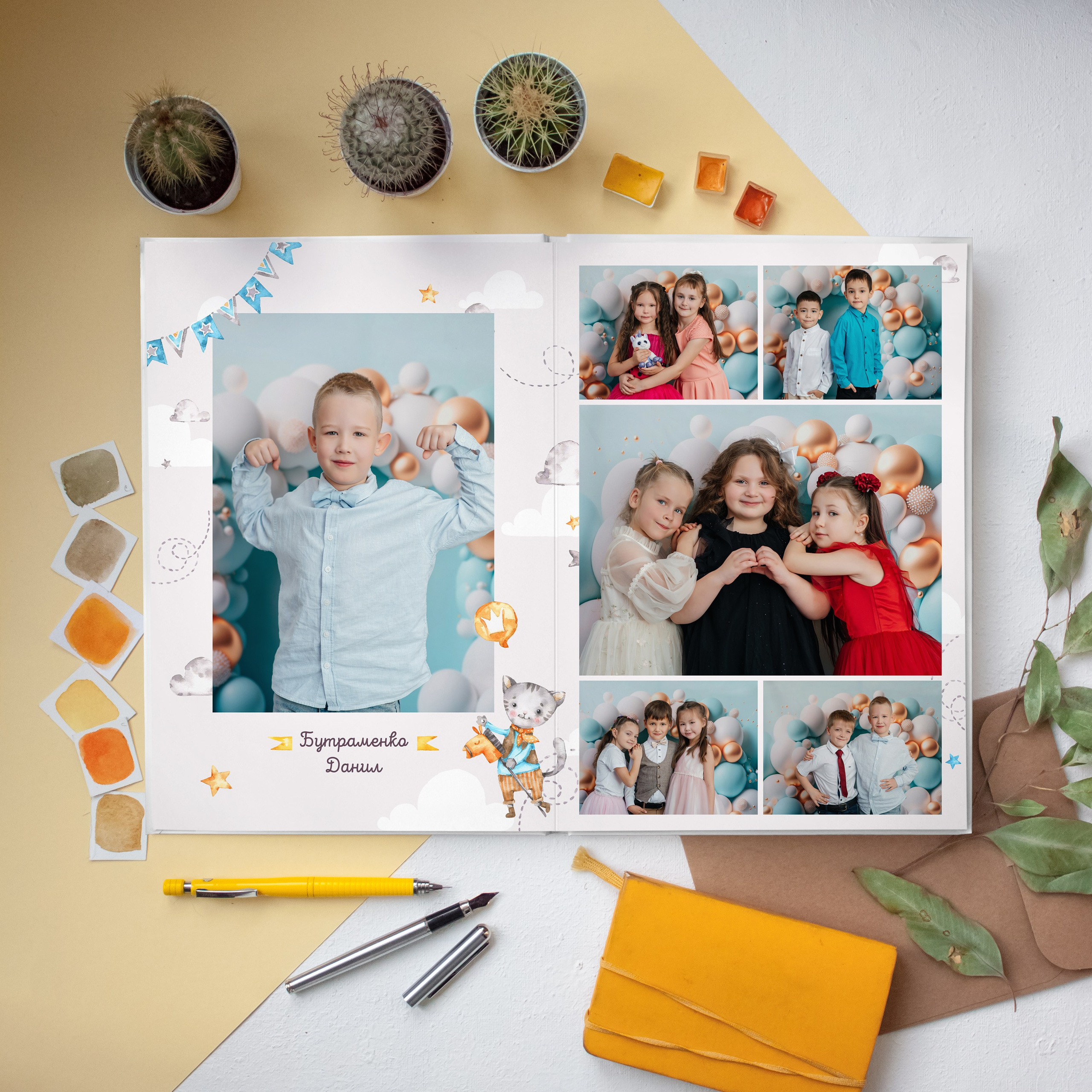 Малыши мальчики. Дизайнер fotokniga_ast