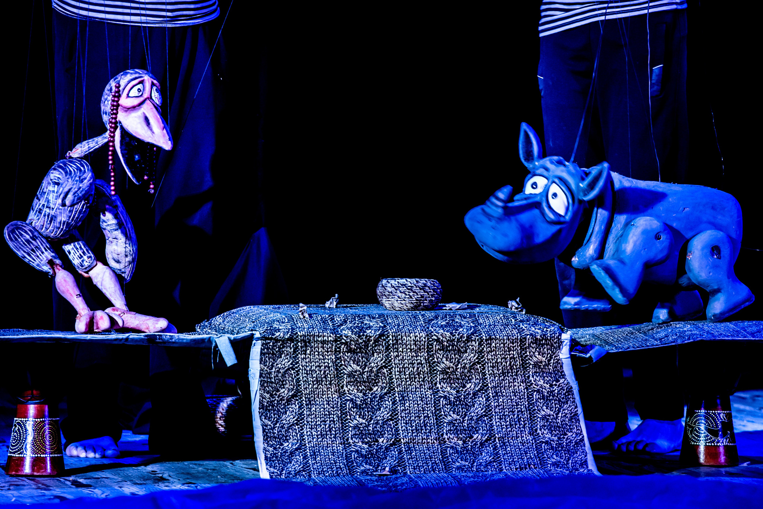 Жирафа и носорог спектакль театра Саквояж. Фотограф в Сочи Юрий Шептаев