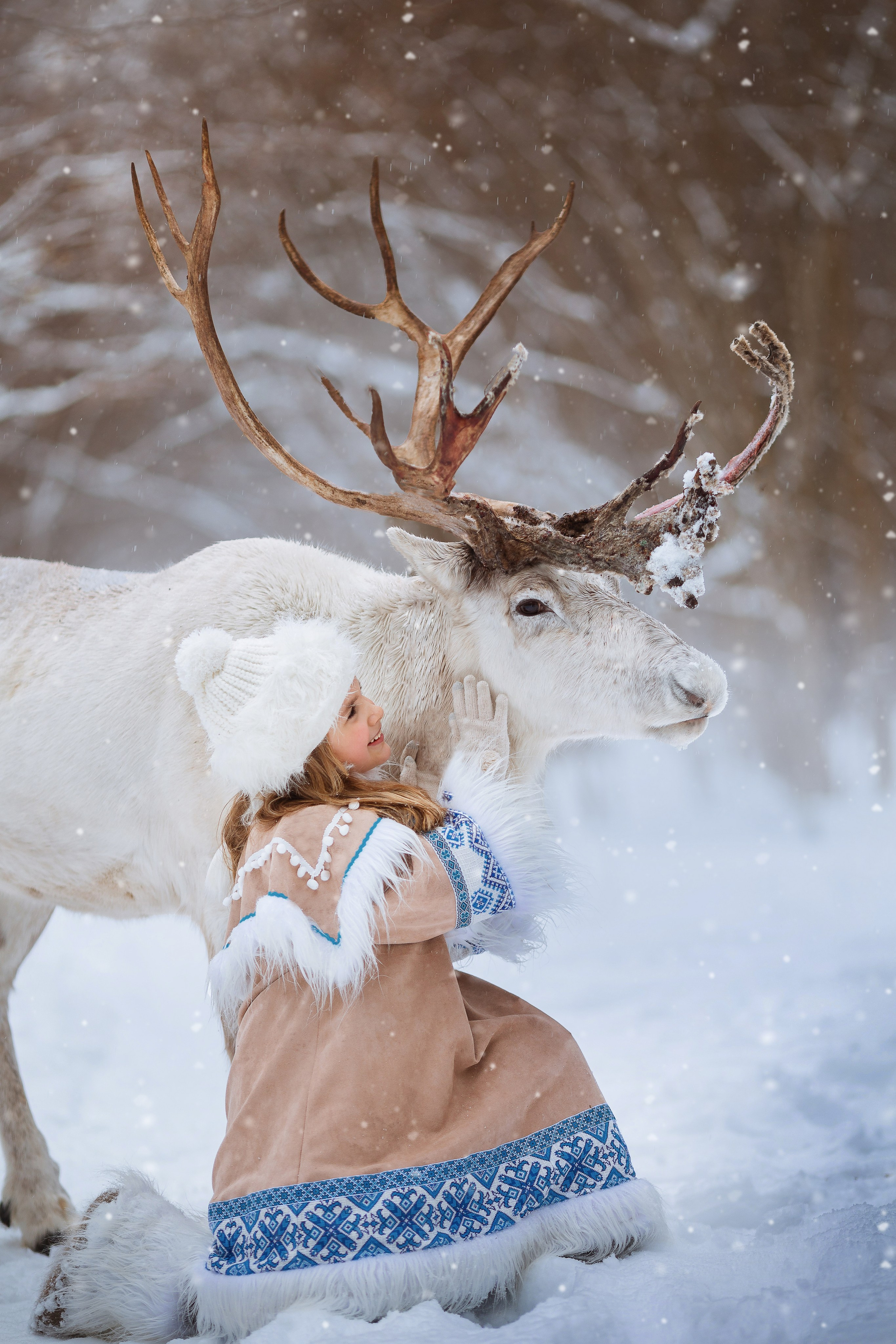 Сказка с оленями. Фотограф Лия Милк | Москва, Подмосковье