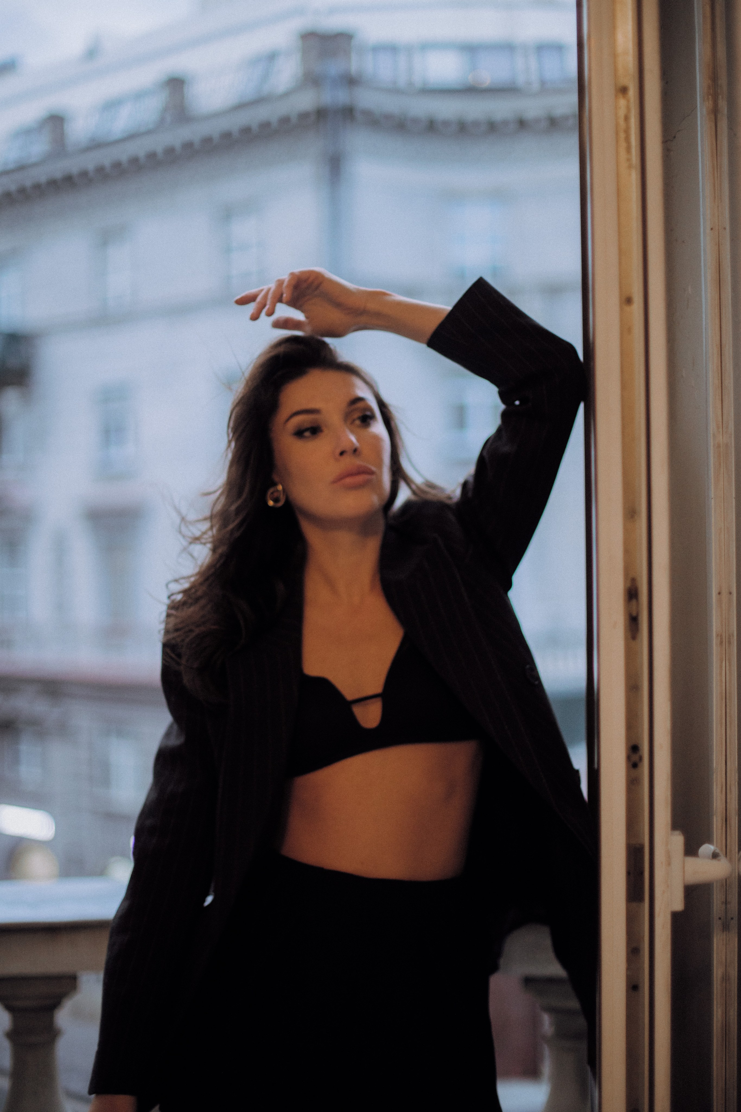 Вероника (съемка на балконе). Фотограф в Москве и Санкт-Петербурге Дарина