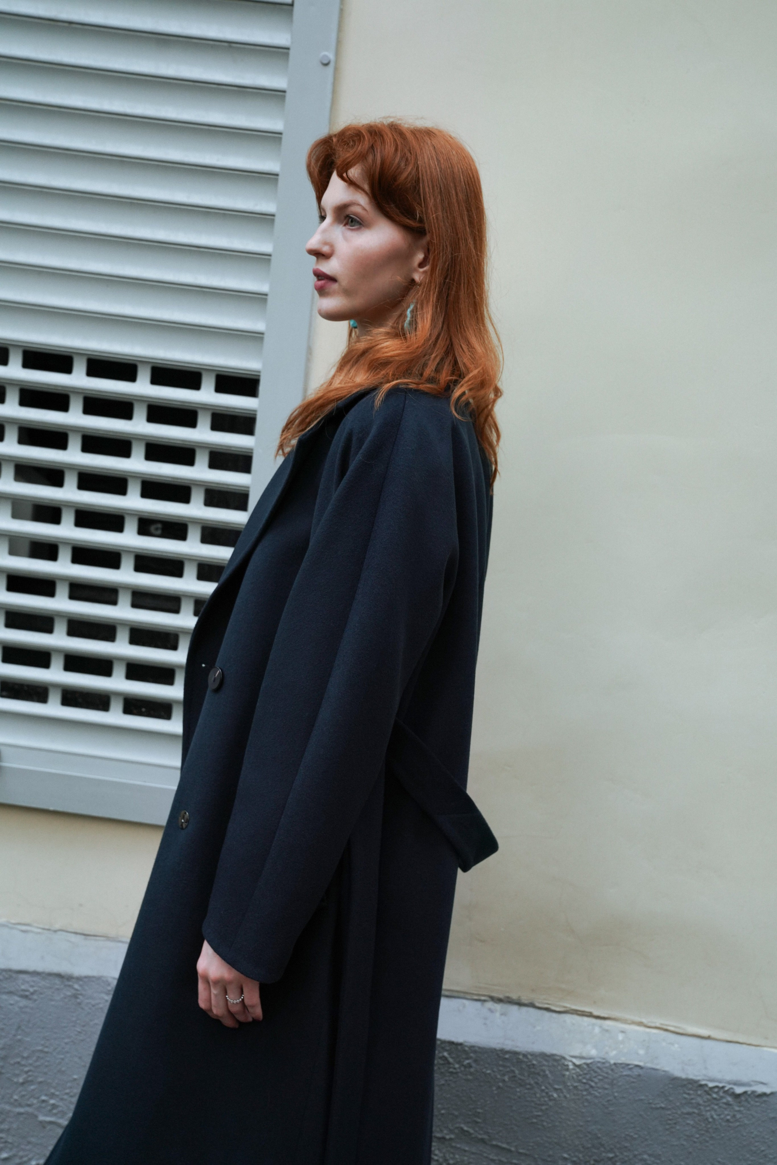 Fashion съемка осенней коллекции верхней одежды. Съемки