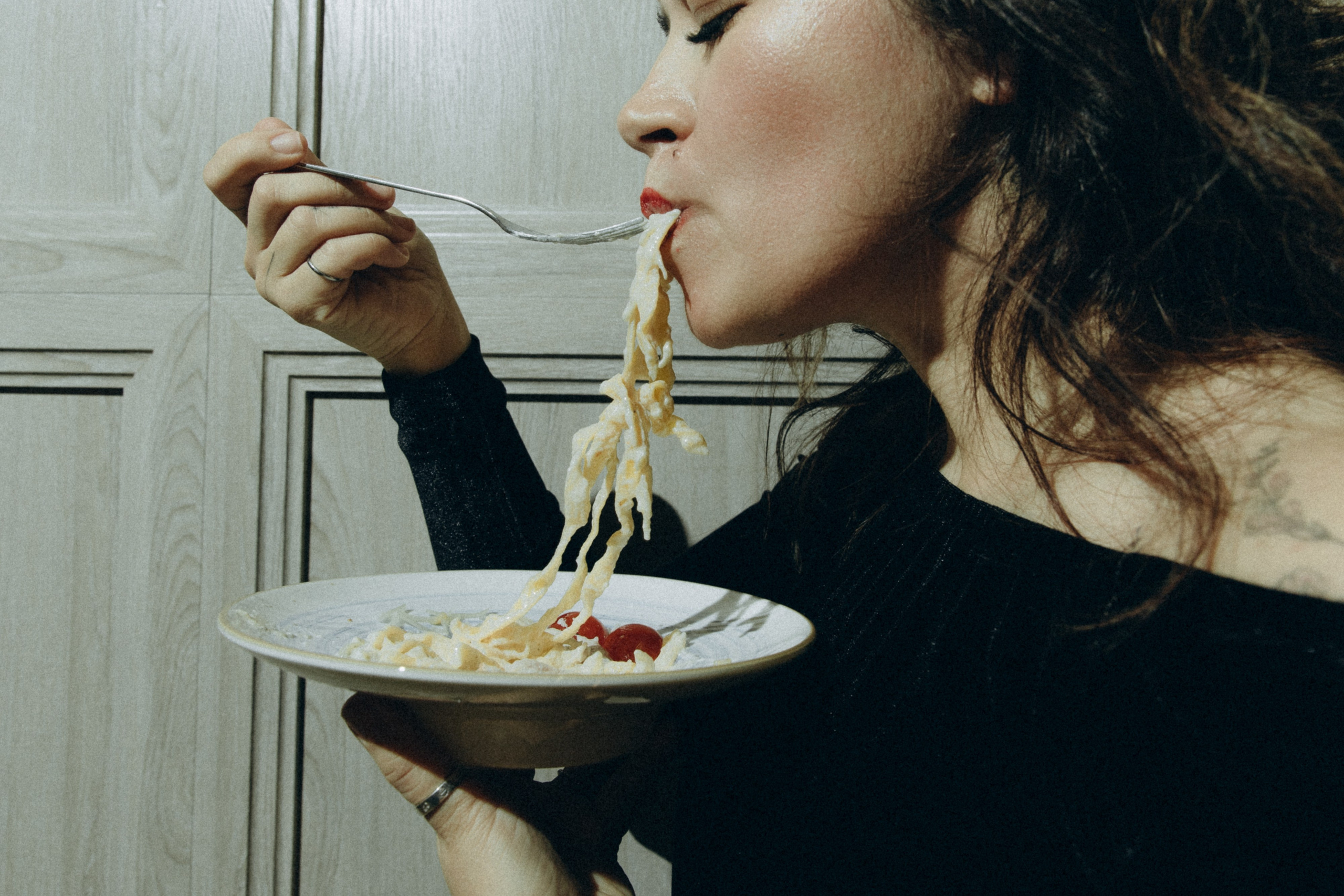 Аня с макарошками