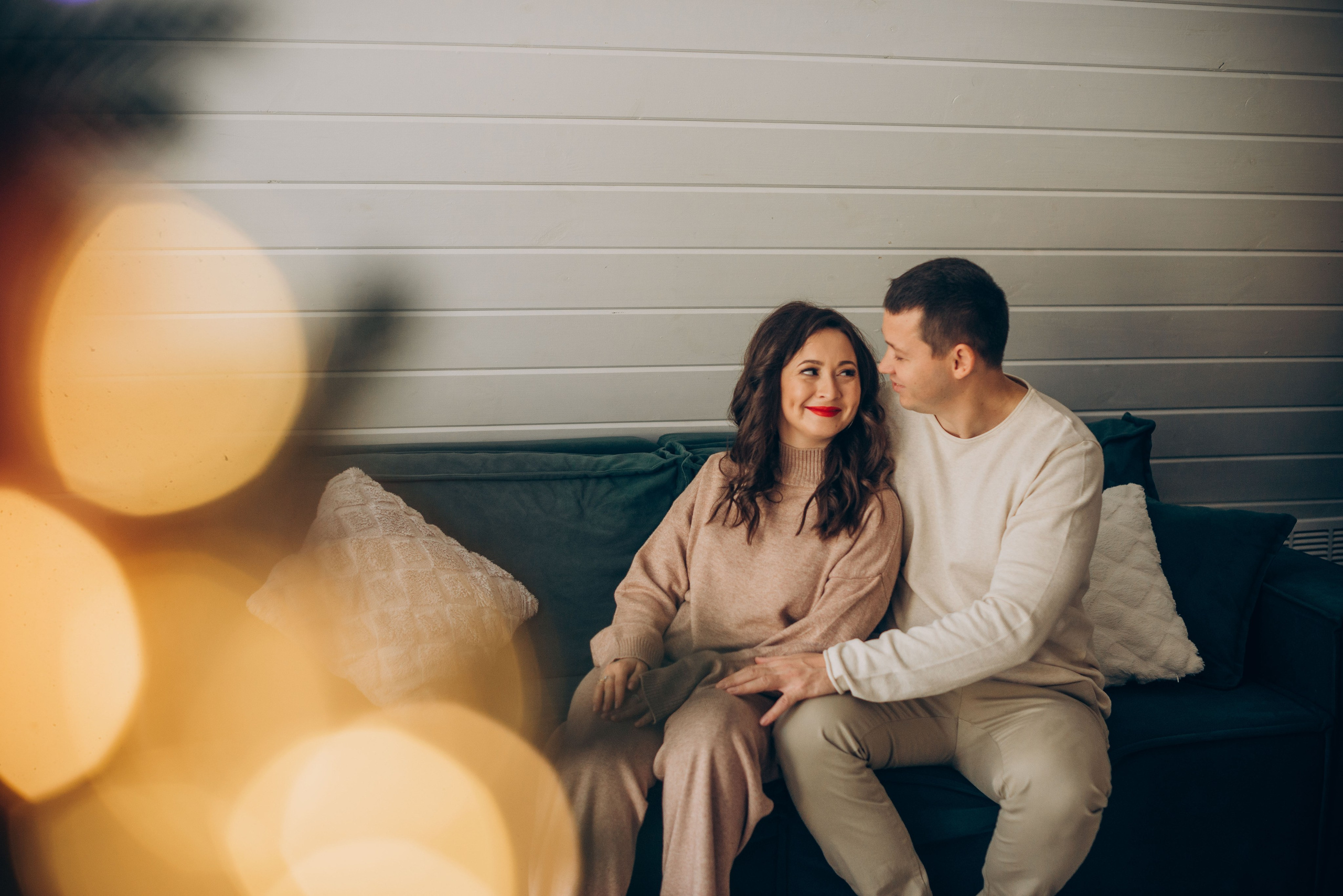 Зимняя фотосессия в домике A-frame. Семейный фотограф в Домодедово и Москве Елена Пичугина