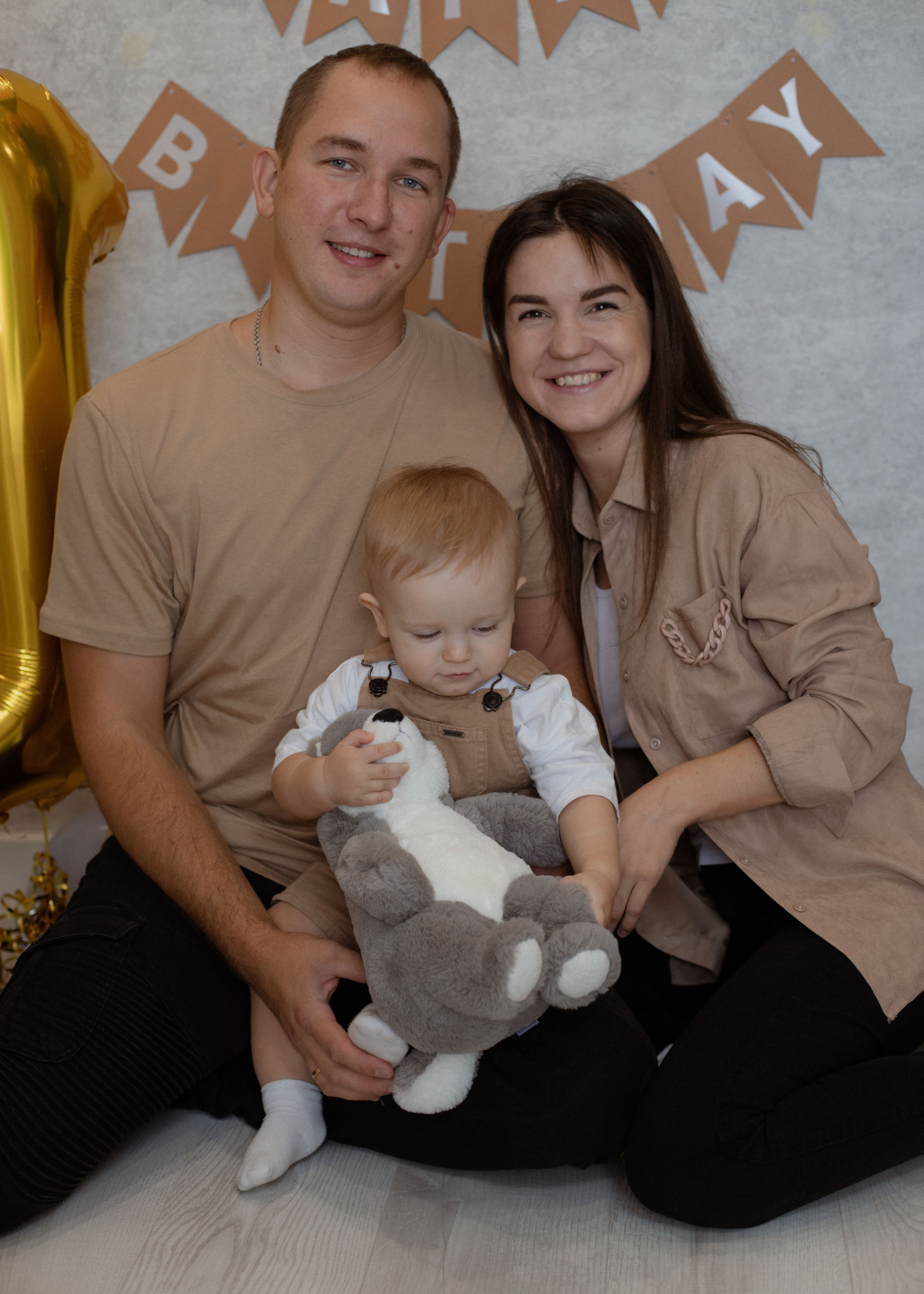 Годовасие Артема дома. Свадебный и семейный фотограф Ксения Маллер