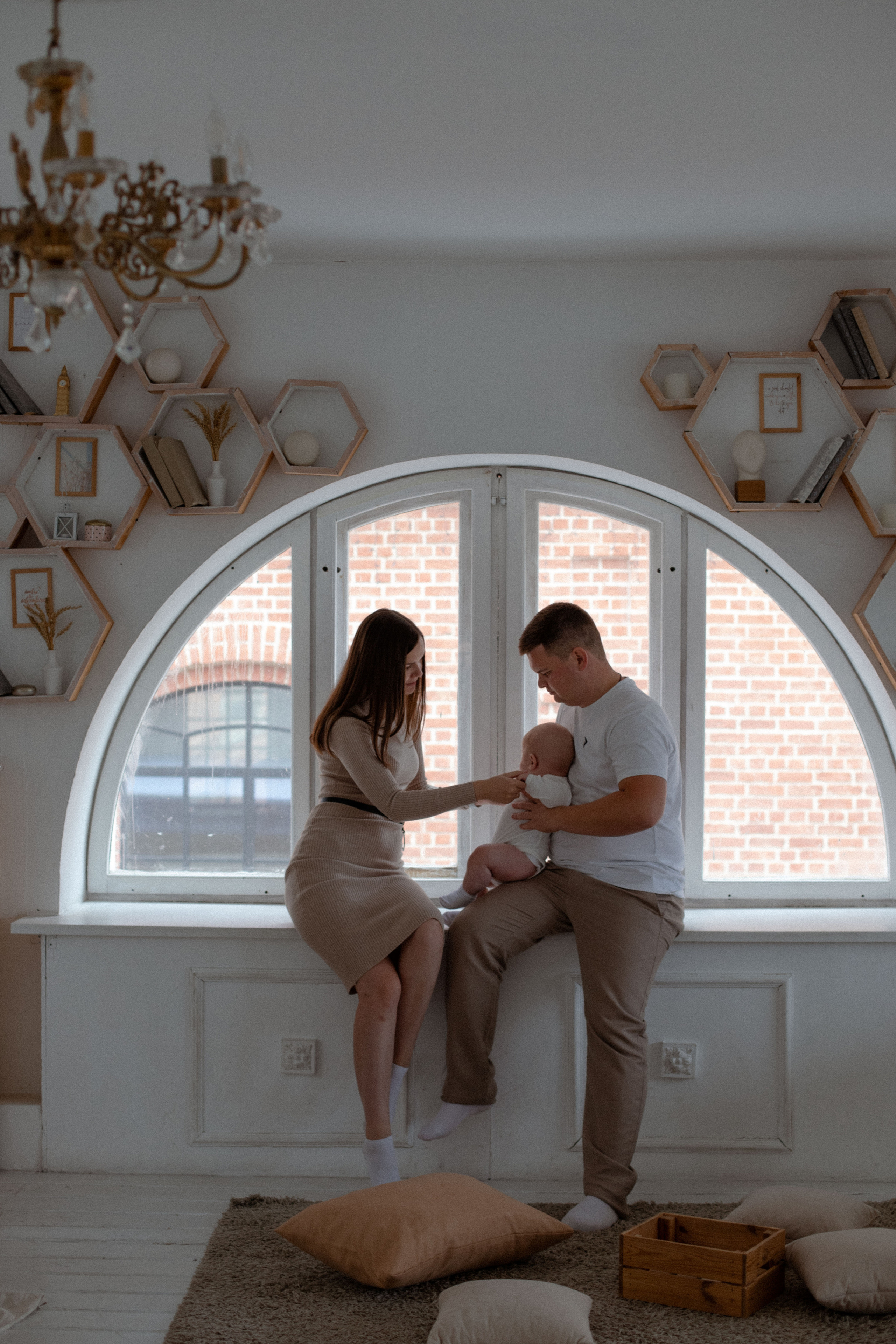 Маленький Илья и его родители. Свадебный и семейный фотограф Ксения Маллер