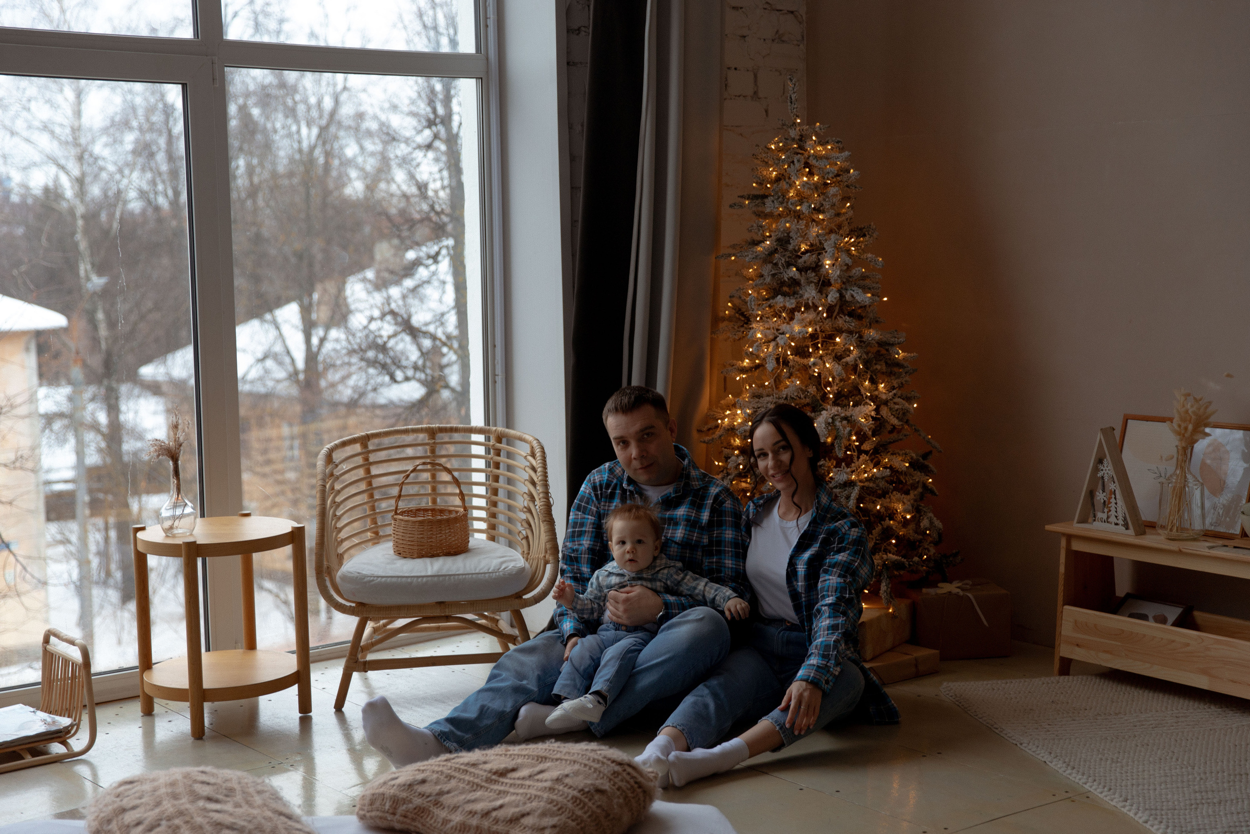 Новый год в студии. Свадебный и семейный фотограф Ксения Маллер