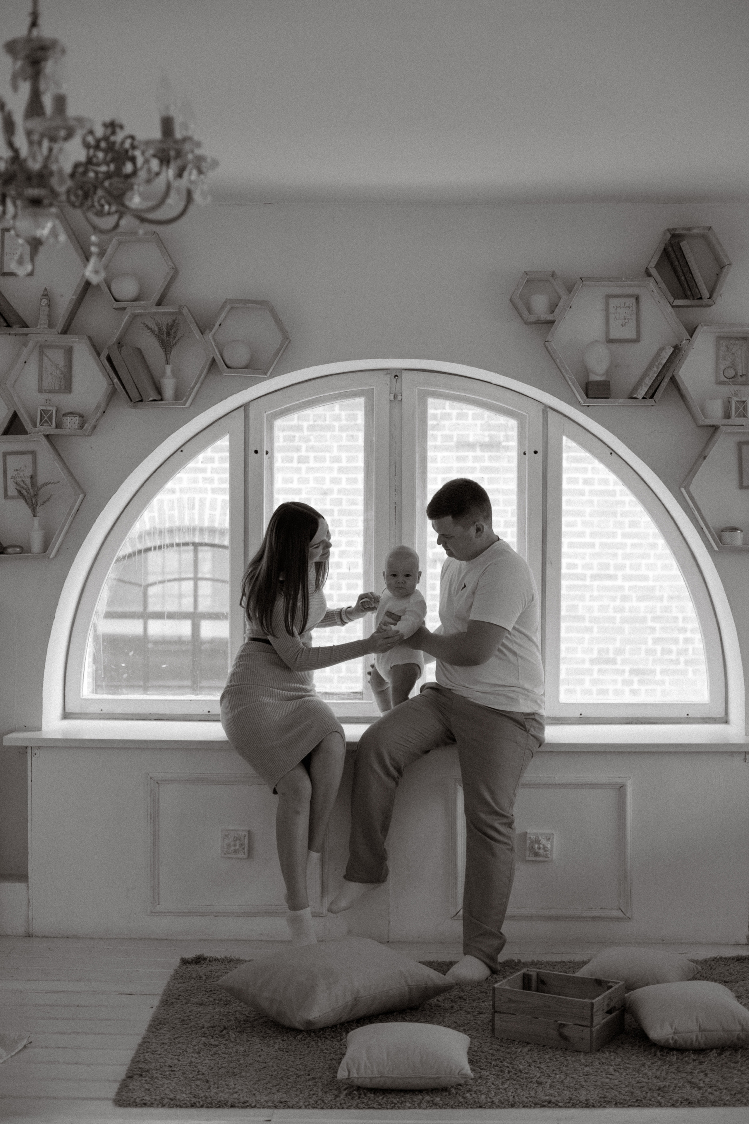 Маленький Илья и его родители. Свадебный и семейный фотограф Ксения Маллер