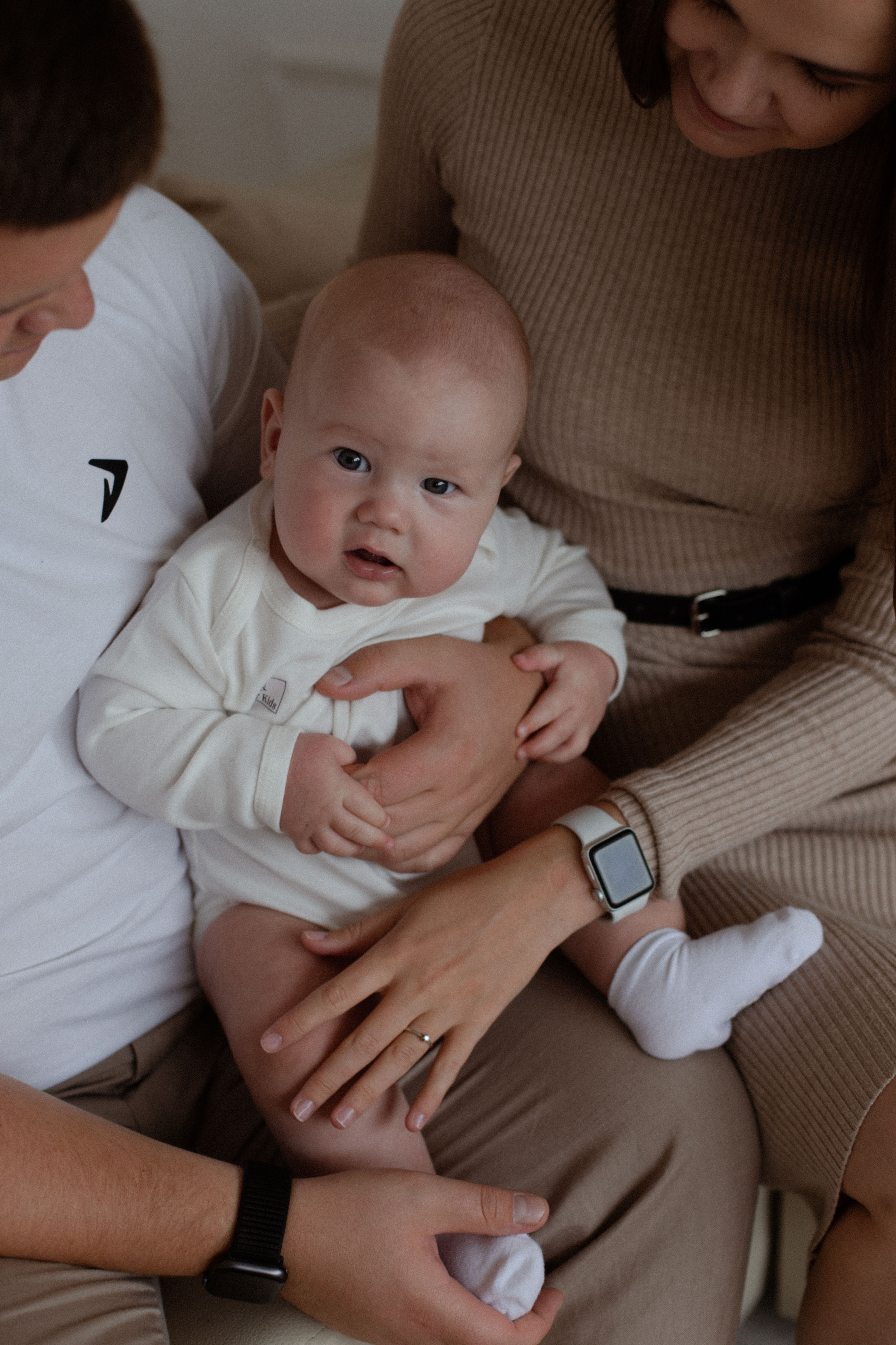 Маленький Илья и его родители. Свадебный и семейный фотограф Ксения Маллер