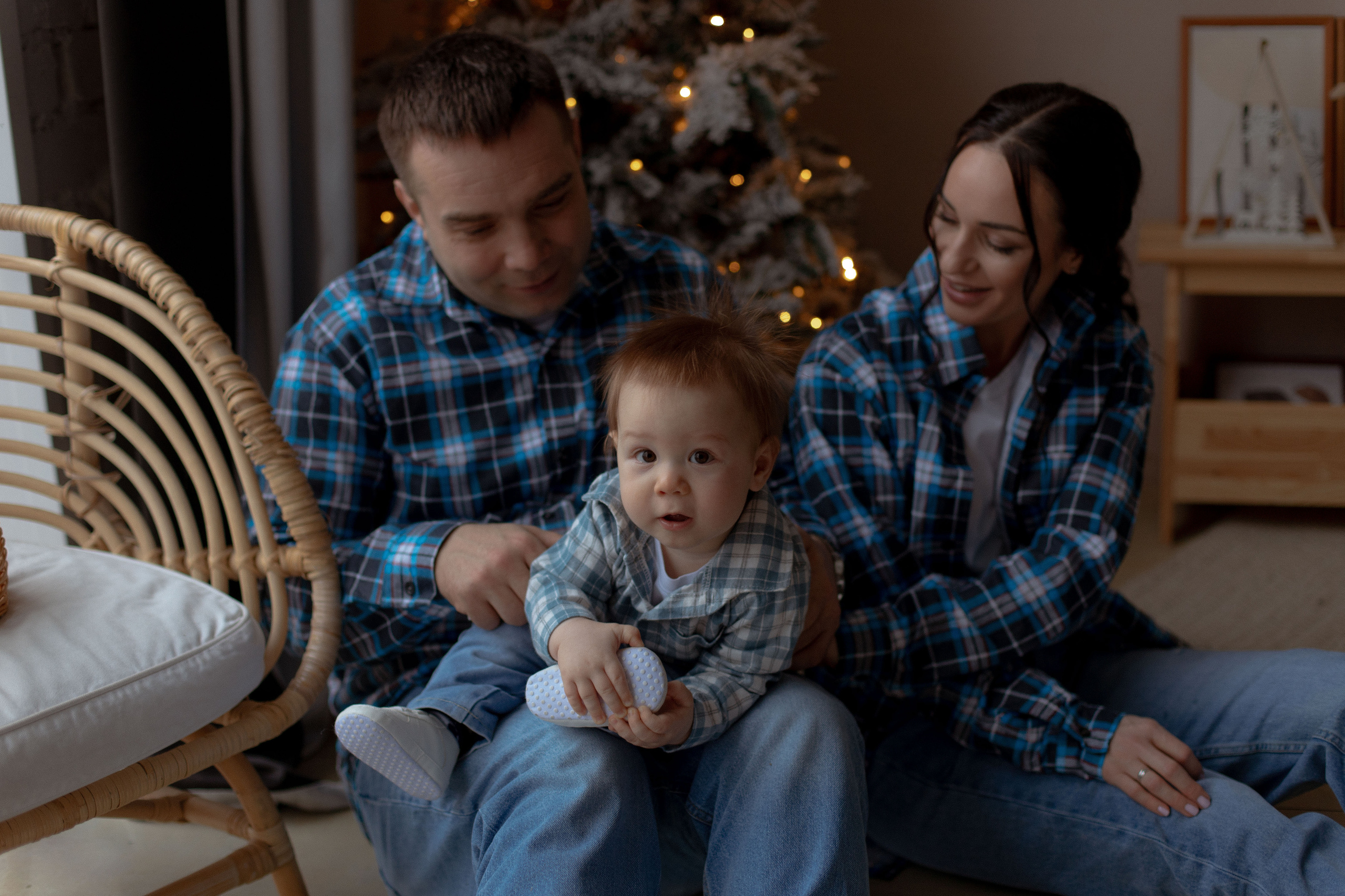 Новый год в студии. Свадебный и семейный фотограф Ксения Маллер