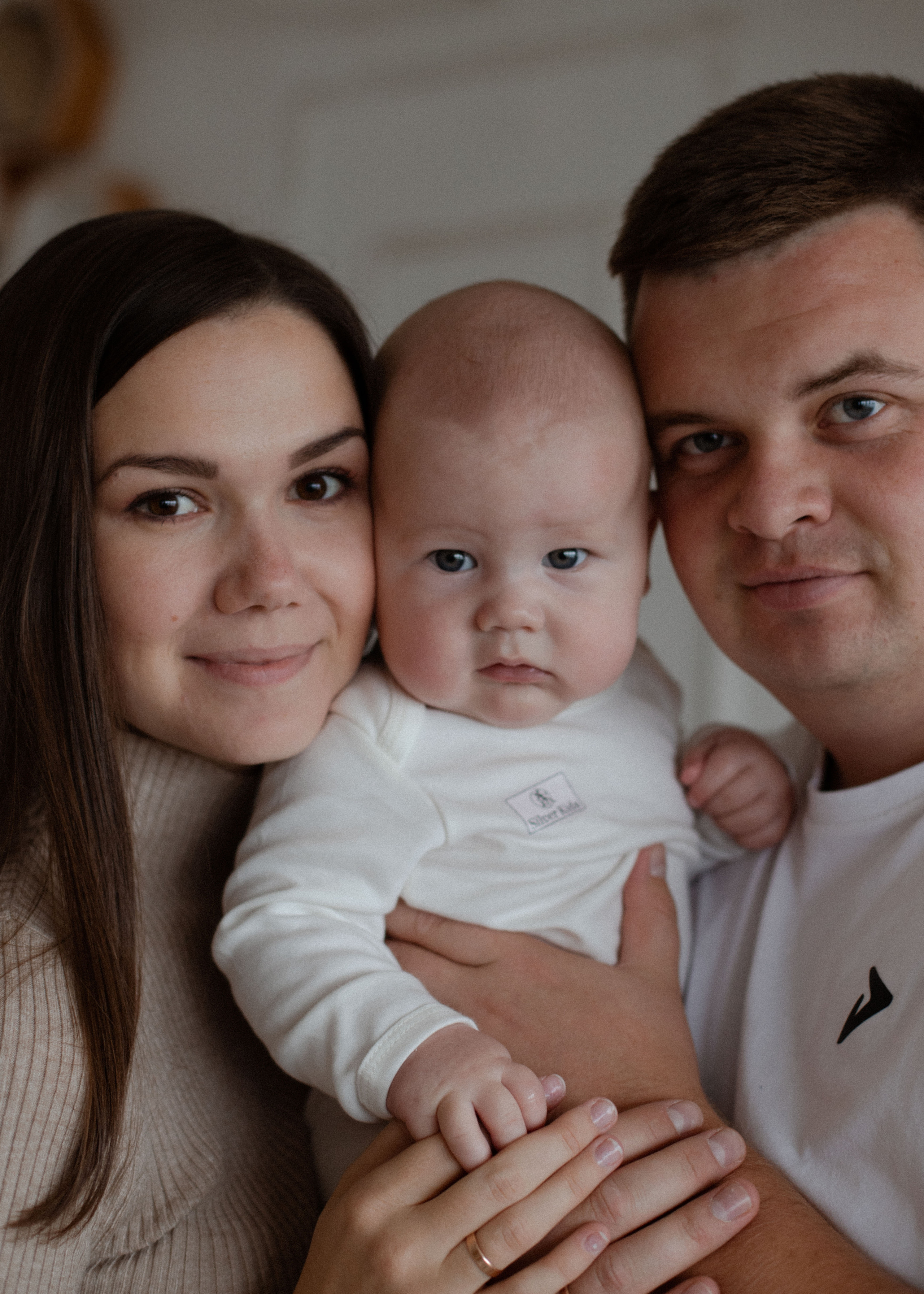 Маленький Илья и его родители. Свадебный и семейный фотограф Ксения Маллер