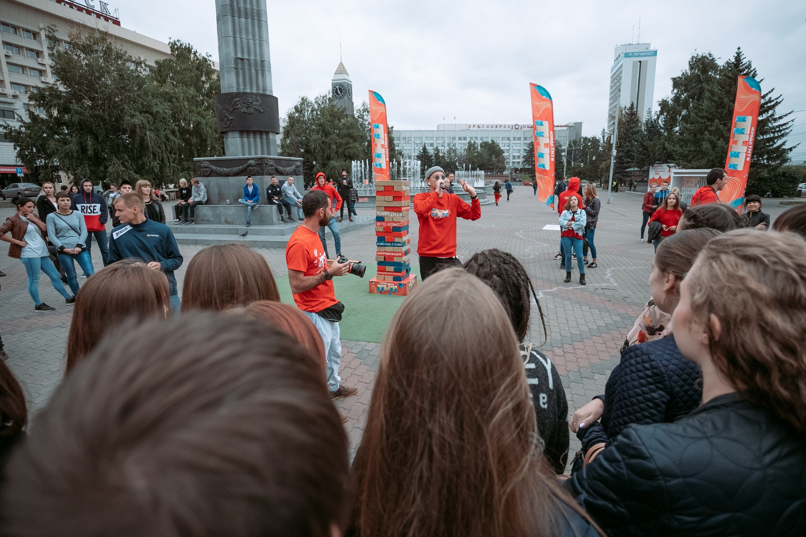 Попади на ТНТ @ Театральная площадь. Репортажный фотограф Максим Полянский. Москва, Санкт-Петербург, Красноярск