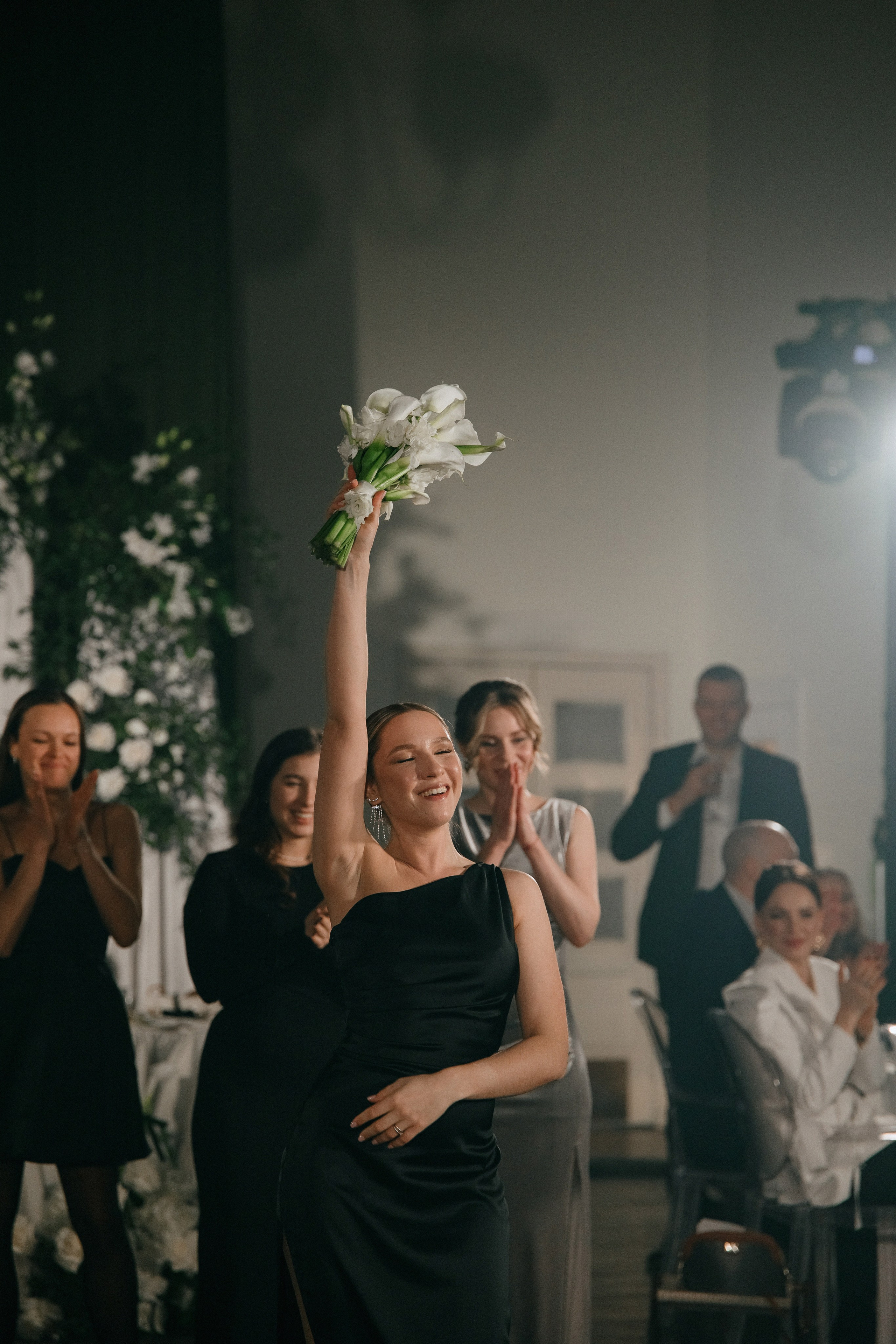 Свадебный банкет на вилле Политика. Свадебный фотограф Москва