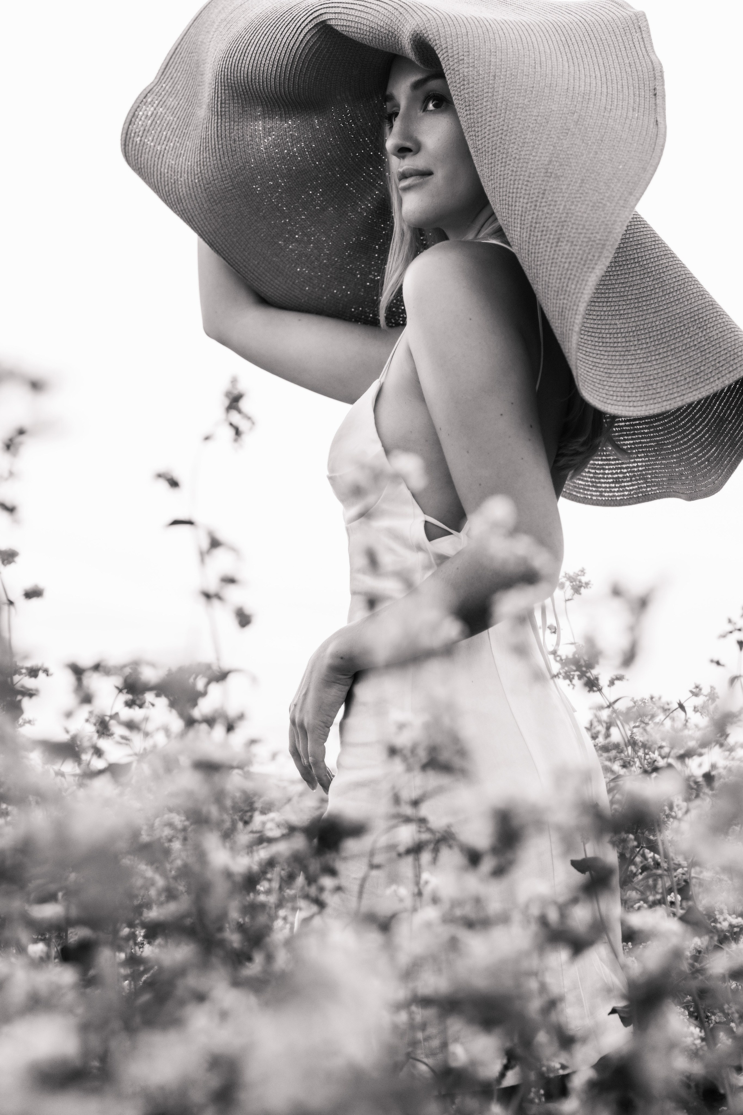 Чёрно-Белый женский портрет. Портретный фотограф в Челябинске