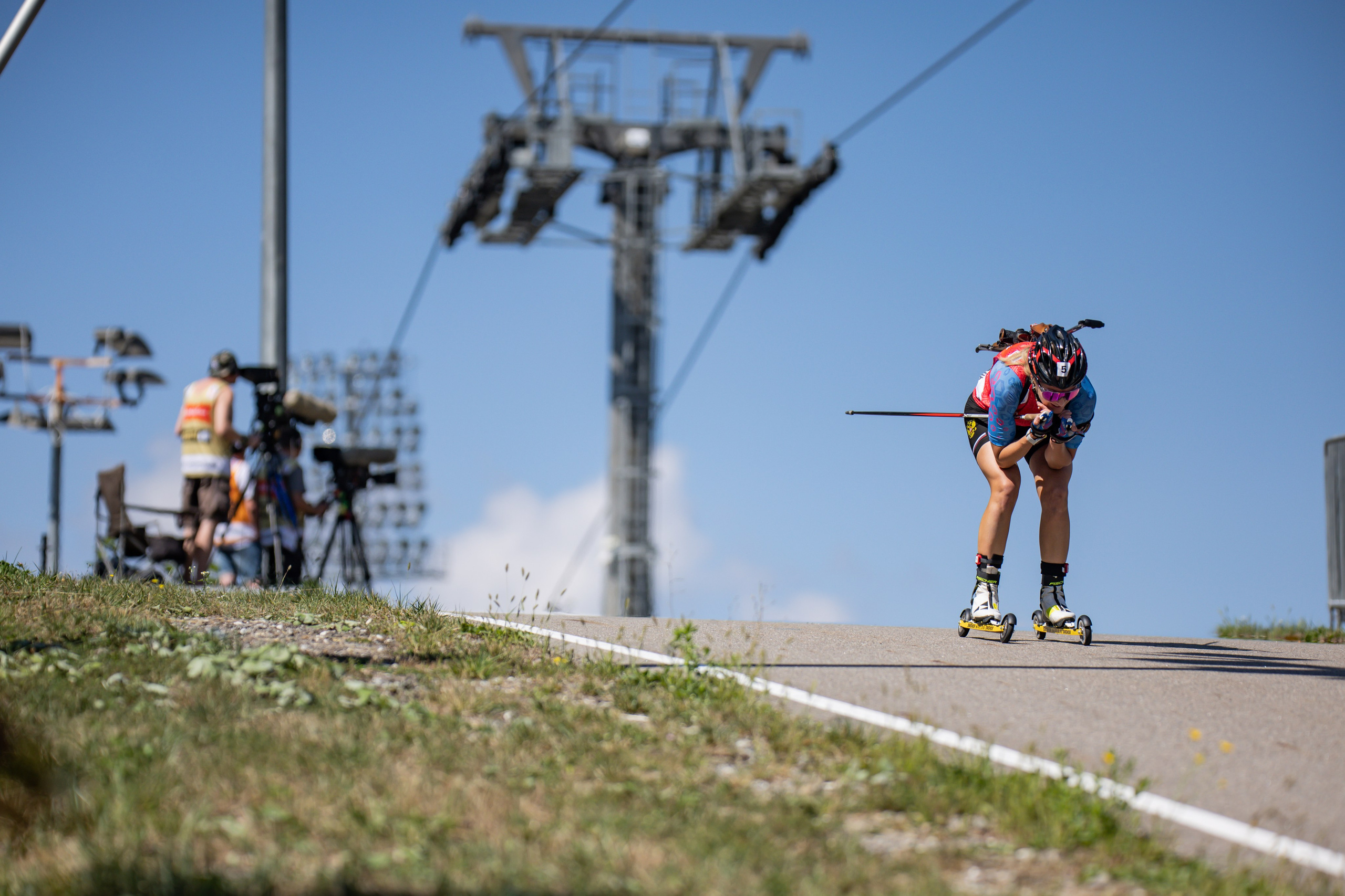 Роллер-биатлон (летний биатлон). Спортивный фотограф в Сочи Красной поляне Сергей Канада