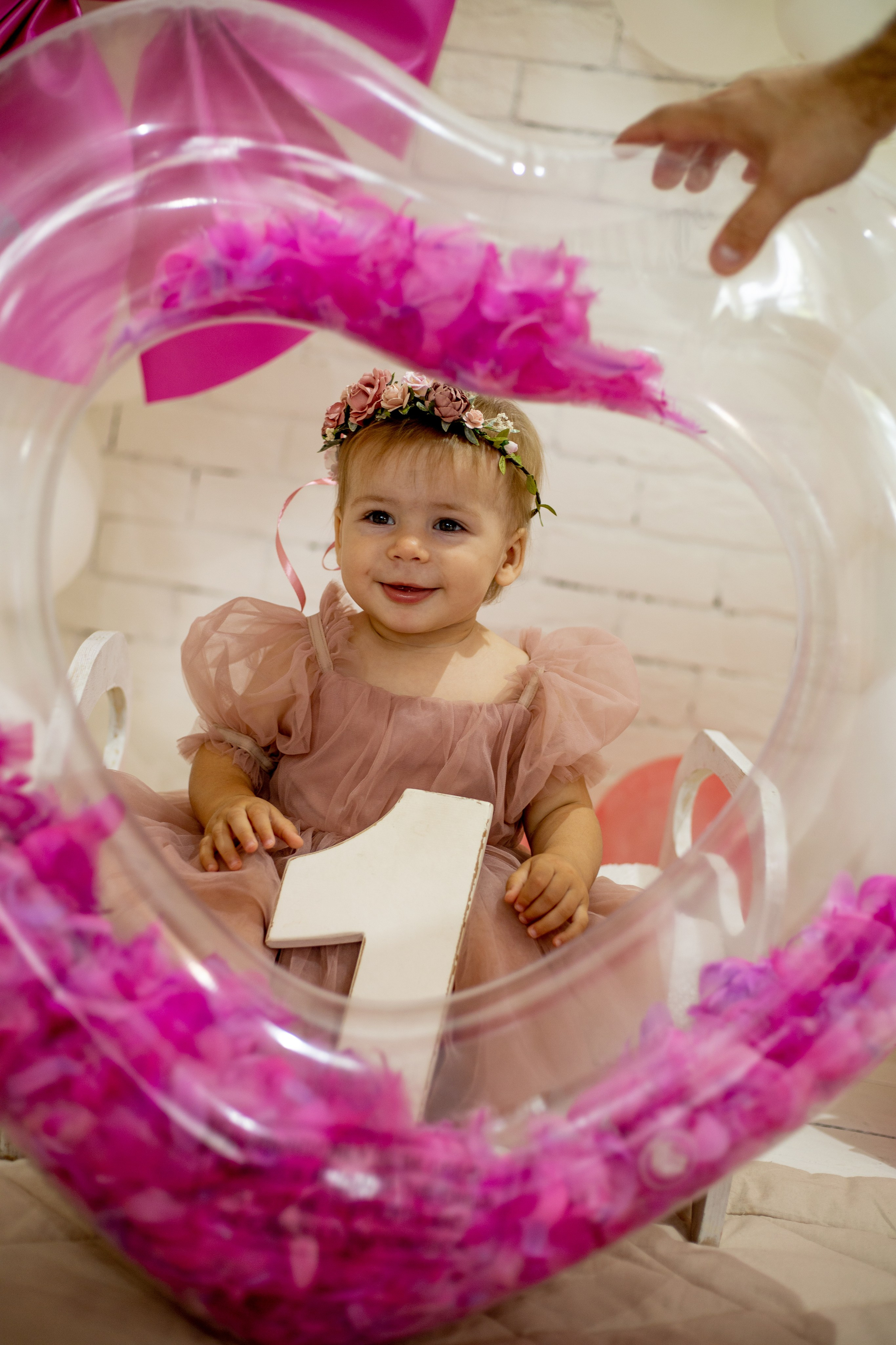 1 годик Анюте. Фотограф новорожденных в Екатеринбурге