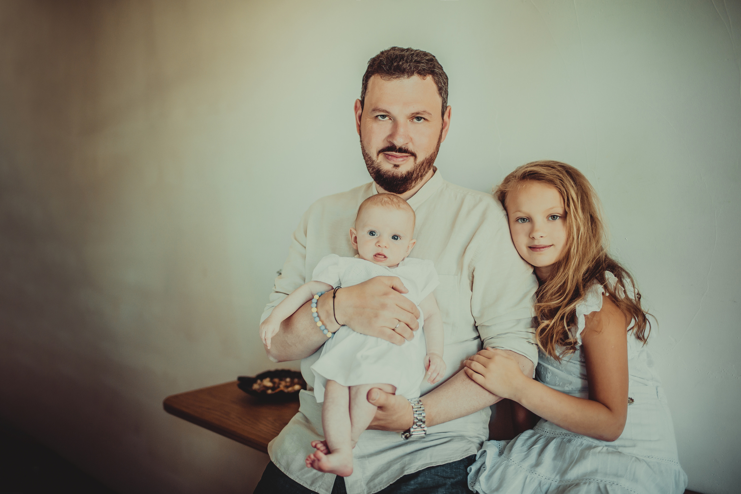 Андрей и девочки). Детский, свадебный и семейный фотограф Юлия Курбатова, Санкт-Петербург