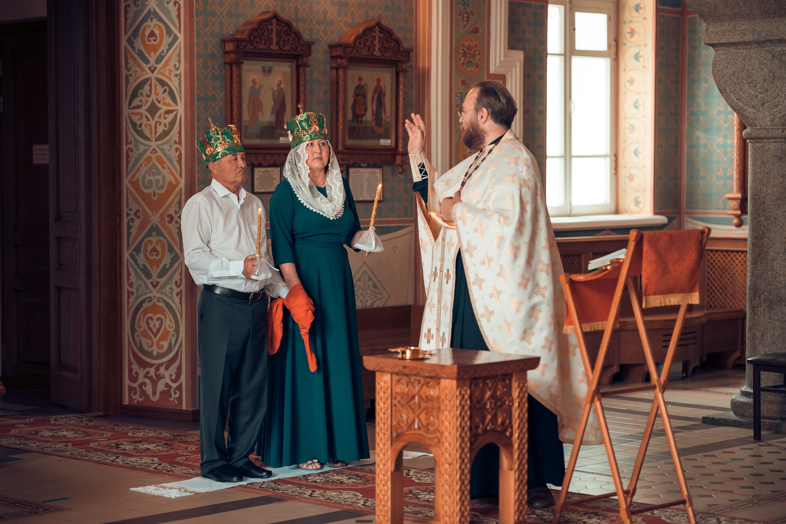 Венчание Вячеслава и Зинаиды. Фотограф на Крещение и Венчание в Красноярске Рамазанова Юлия