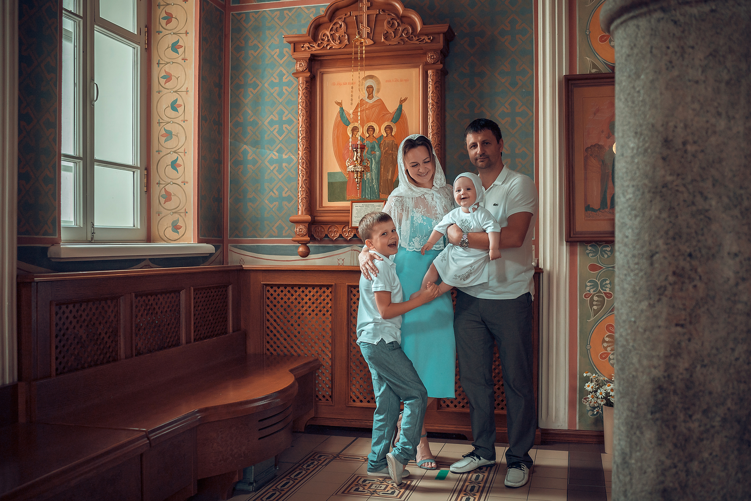 Крещение Максима Храм Иоанна Предтечи. Фотограф на Крещение и Венчание в Красноярске Рамазанова Юлия