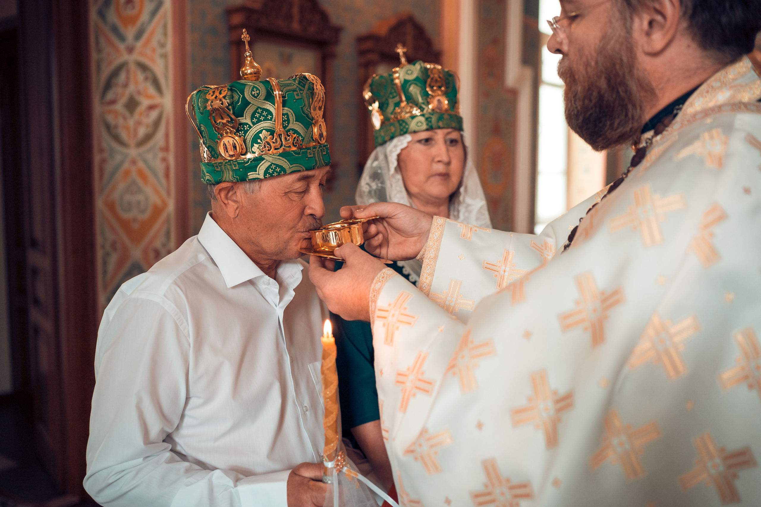 Венчание Вячеслава и Зинаиды. Фотограф на Крещение и Венчание в Красноярске Рамазанова Юлия