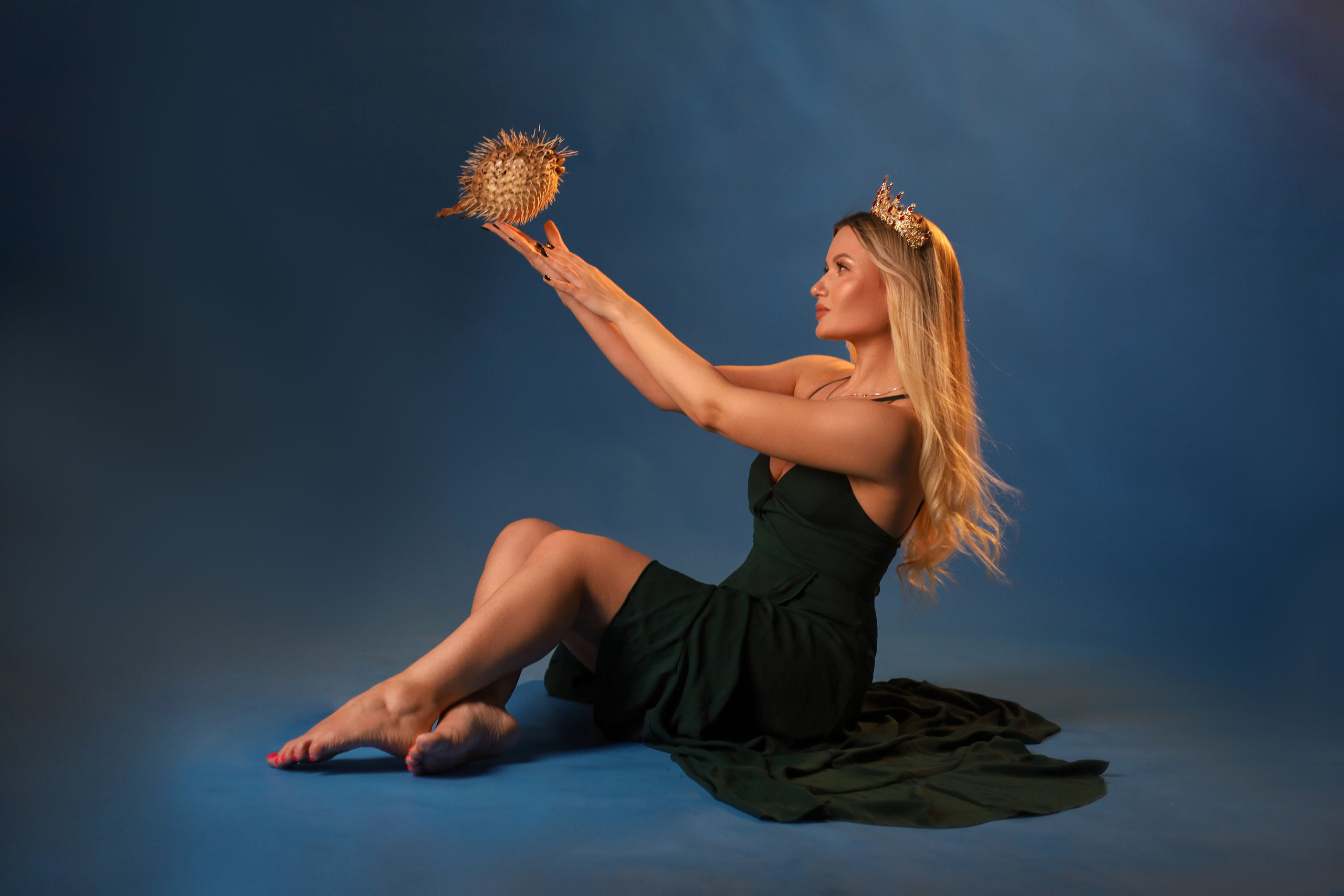 Фотопроект «Владычицы морские». Фотограф новорожденных Саратов