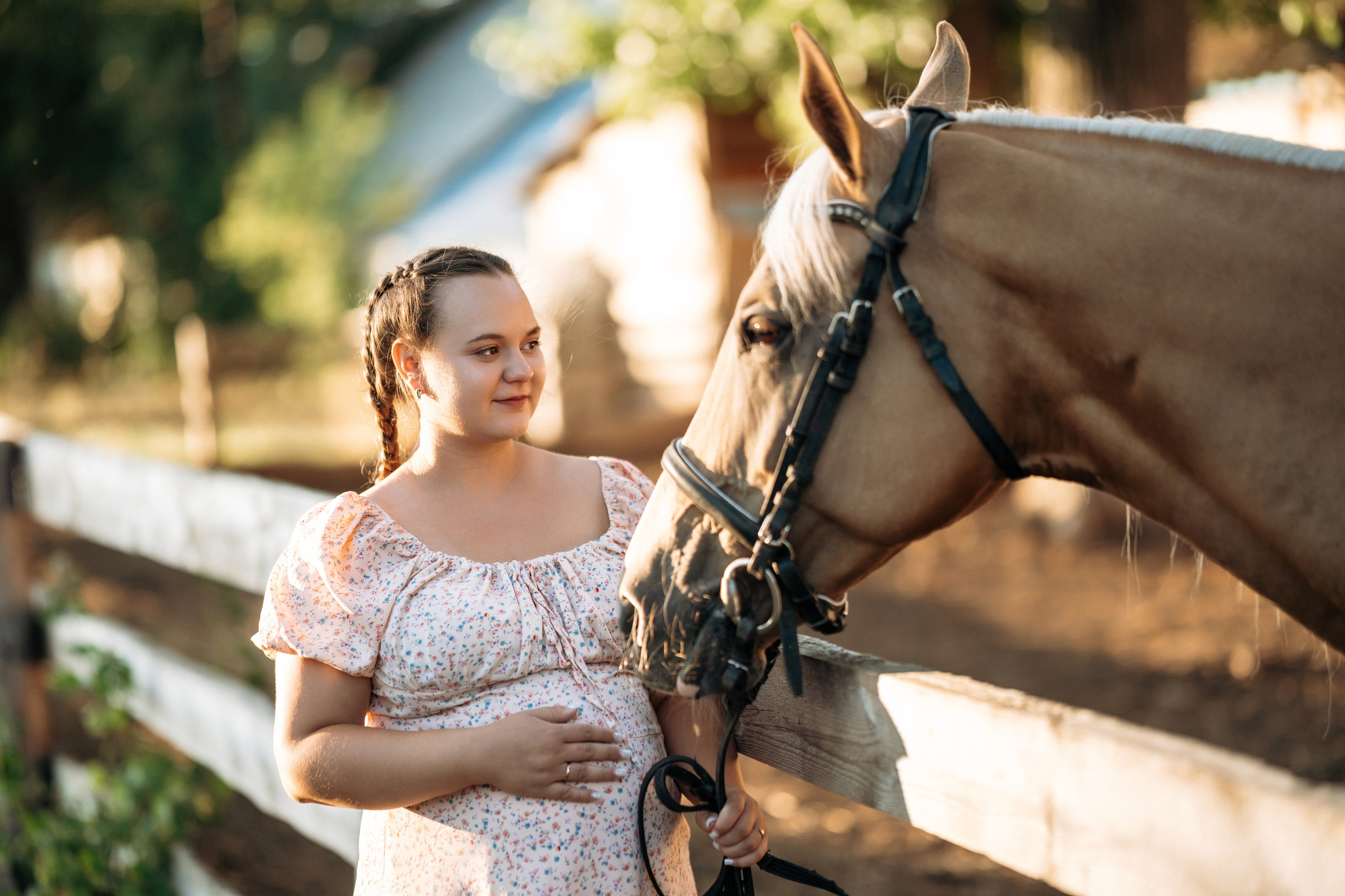 Фотосесиия с лошадью. Семейный и свадебный фотограф в Ульяновске Арина Авдеева