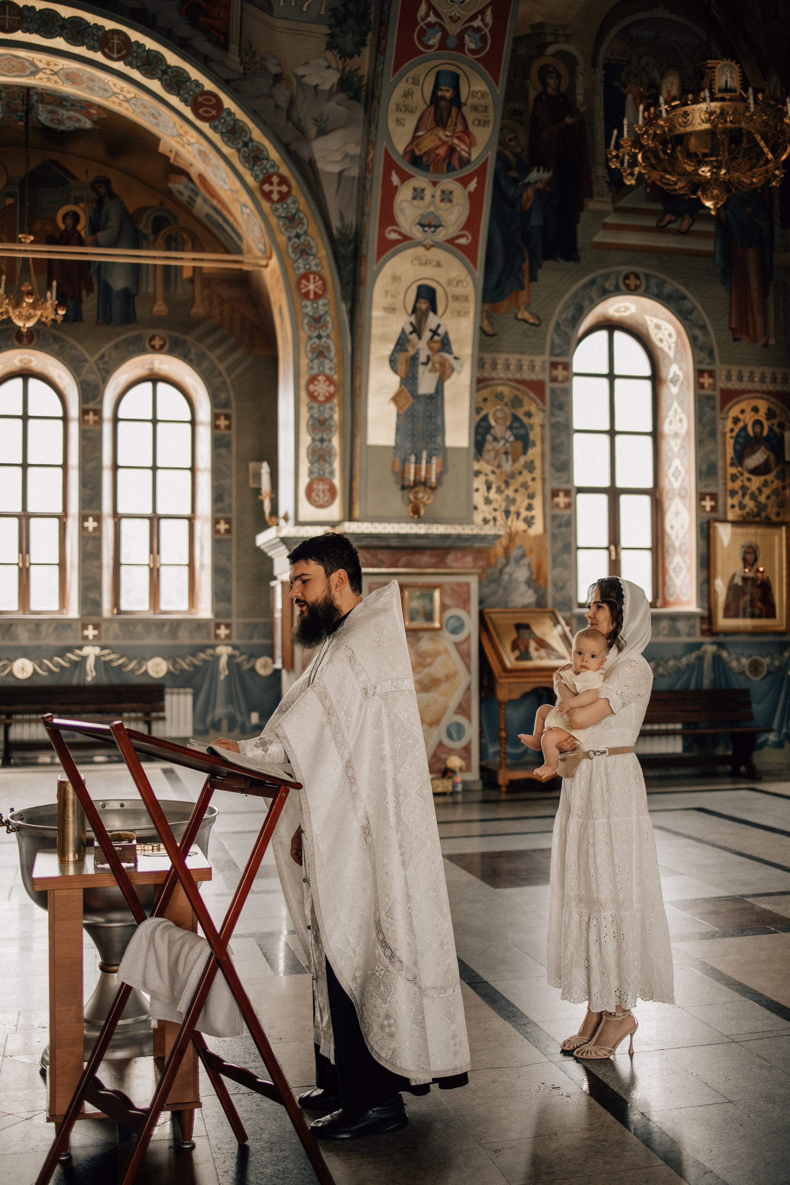 Съемка крещения в Воронеже, фотосессия крещения