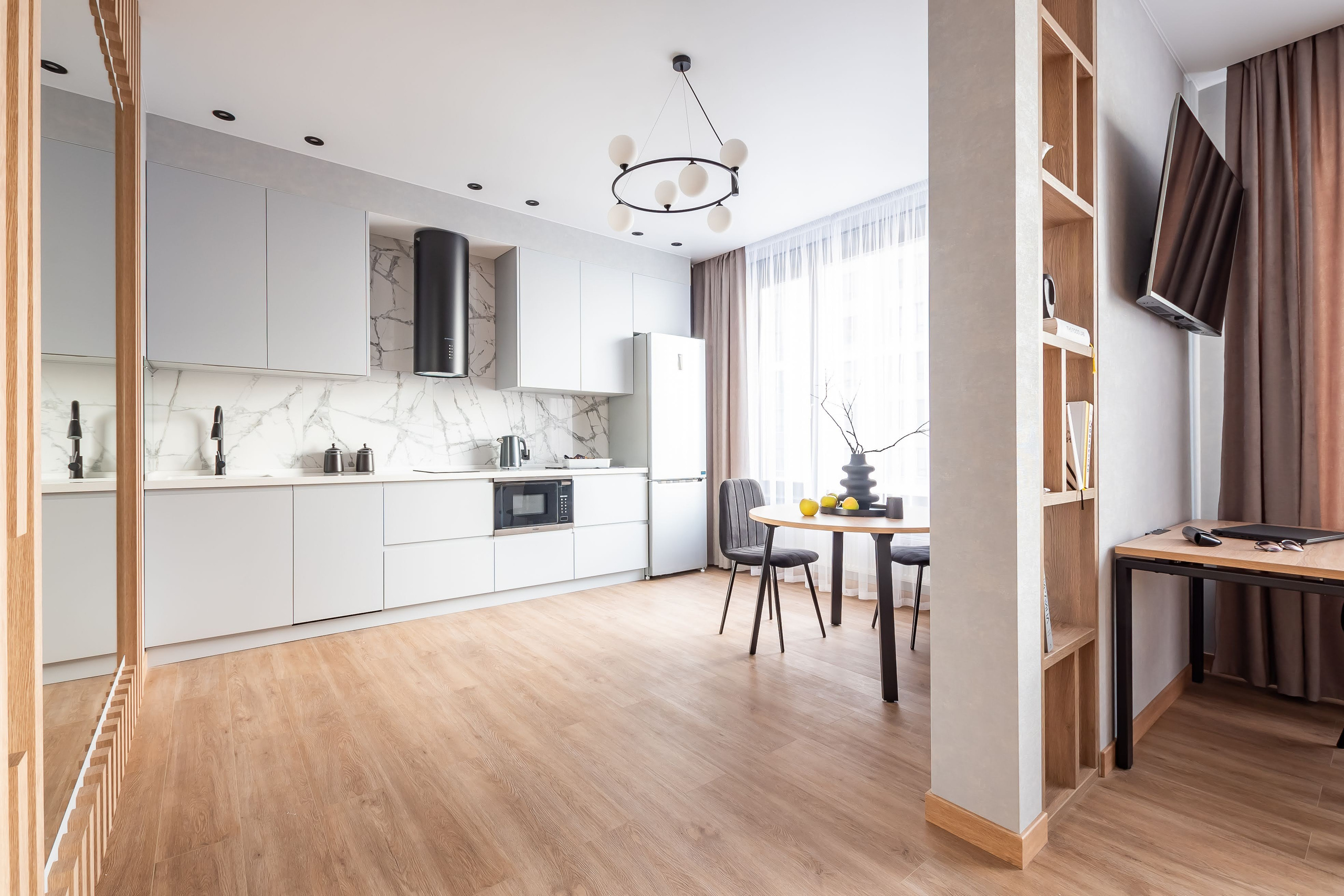 Интерьерная фотосъемка малогабаритной студии в Москве и Подмосковье. 